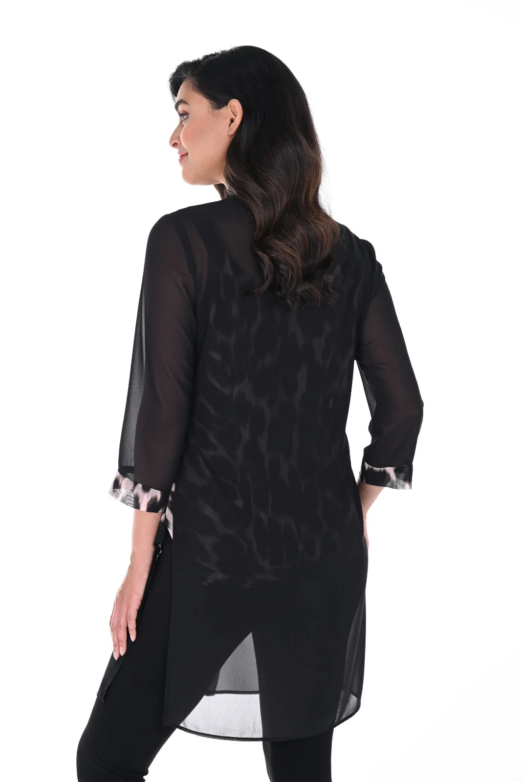 Frank Lyman Black/Blush Cover-Up Style 246352 - Image 3