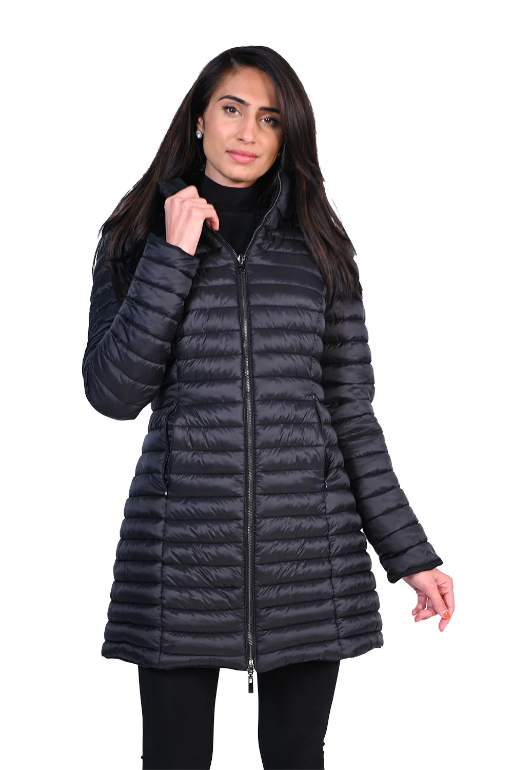 Frank Lyman Black Reversible Coat Style 223440U