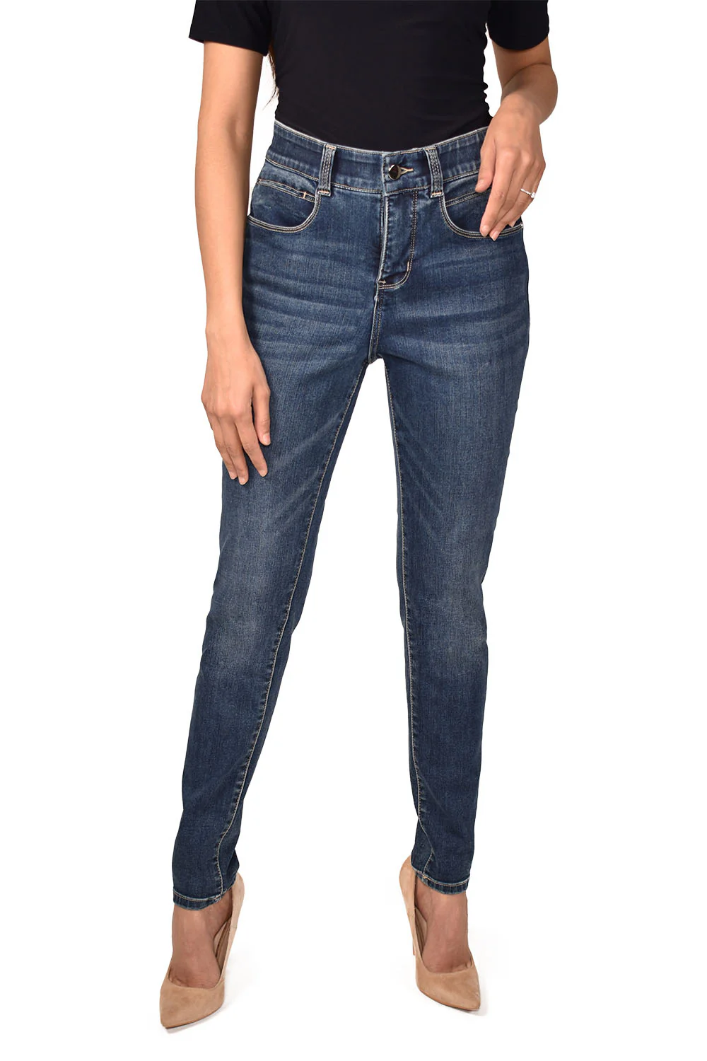 Frank Lyman Denim Jean Pant Style 213126U - Image 3