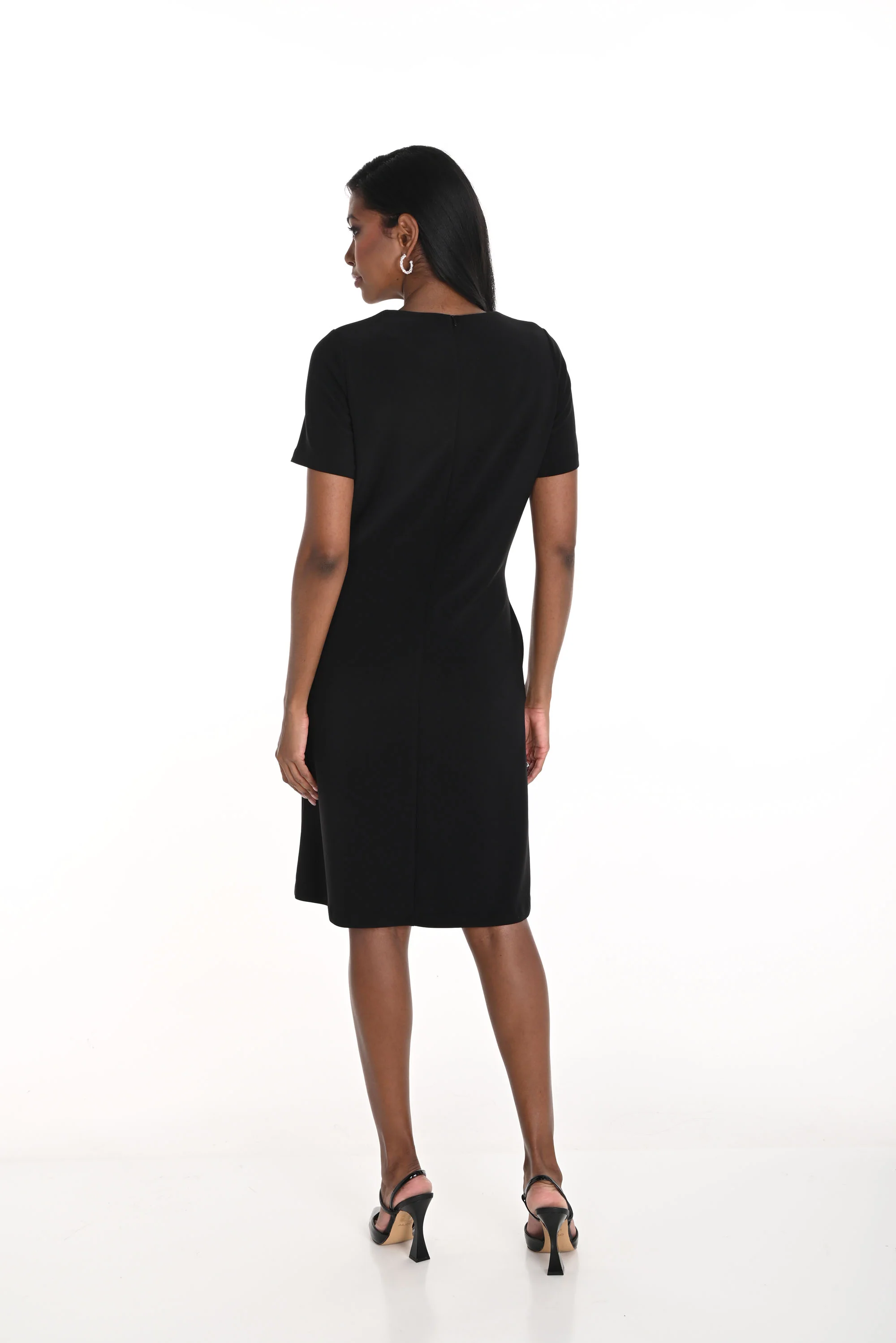 Frank Lyman Black Knee-length Shift Dress Style 259037 - Image 2
