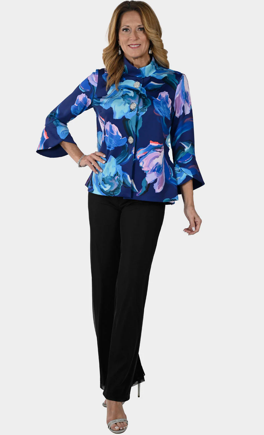 Frank Lyman Black Knit Pants Style 239307 - Image 2