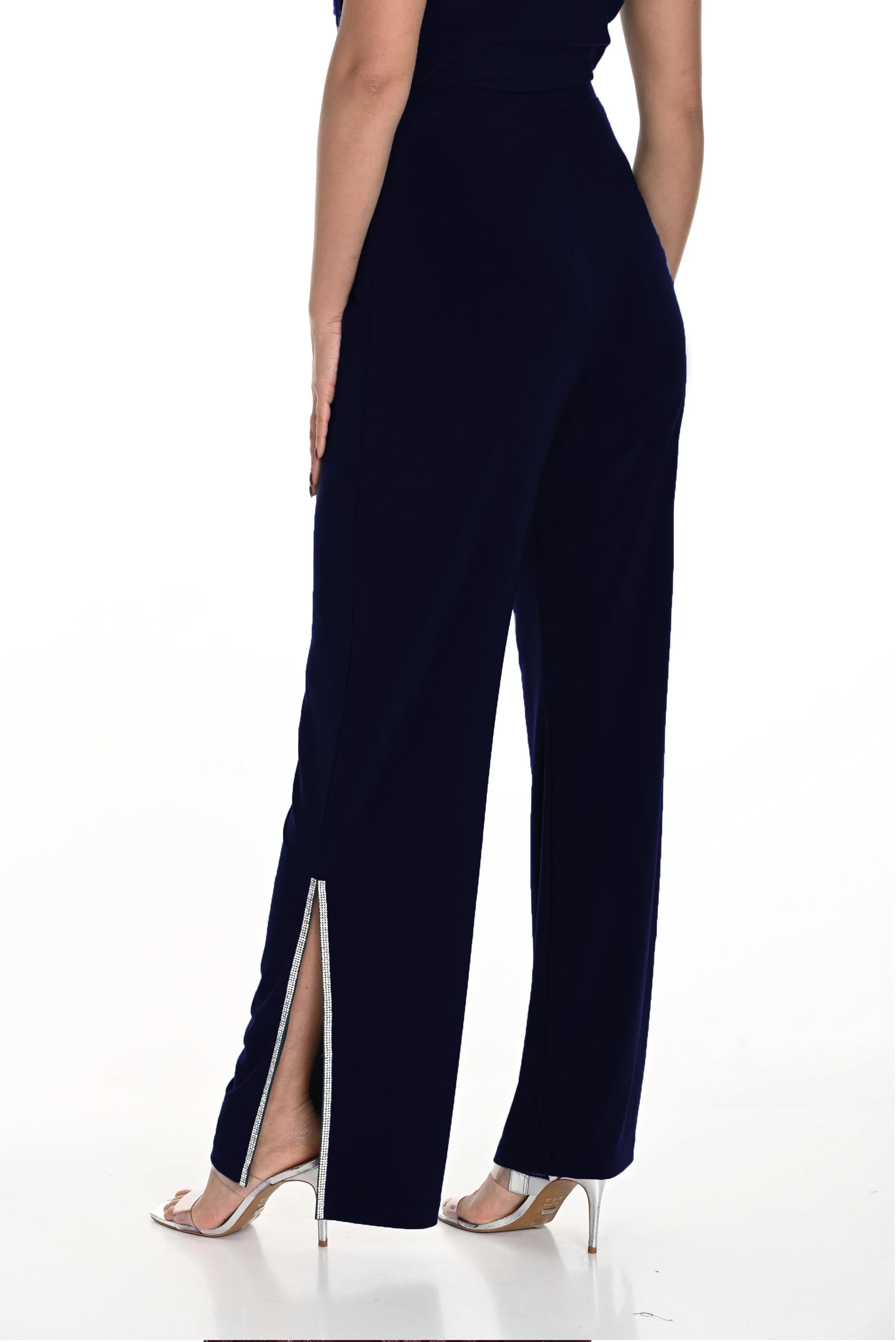 Frank Lyman Black Pants with Rhinestone Embellishments Style 249016 - Image 5