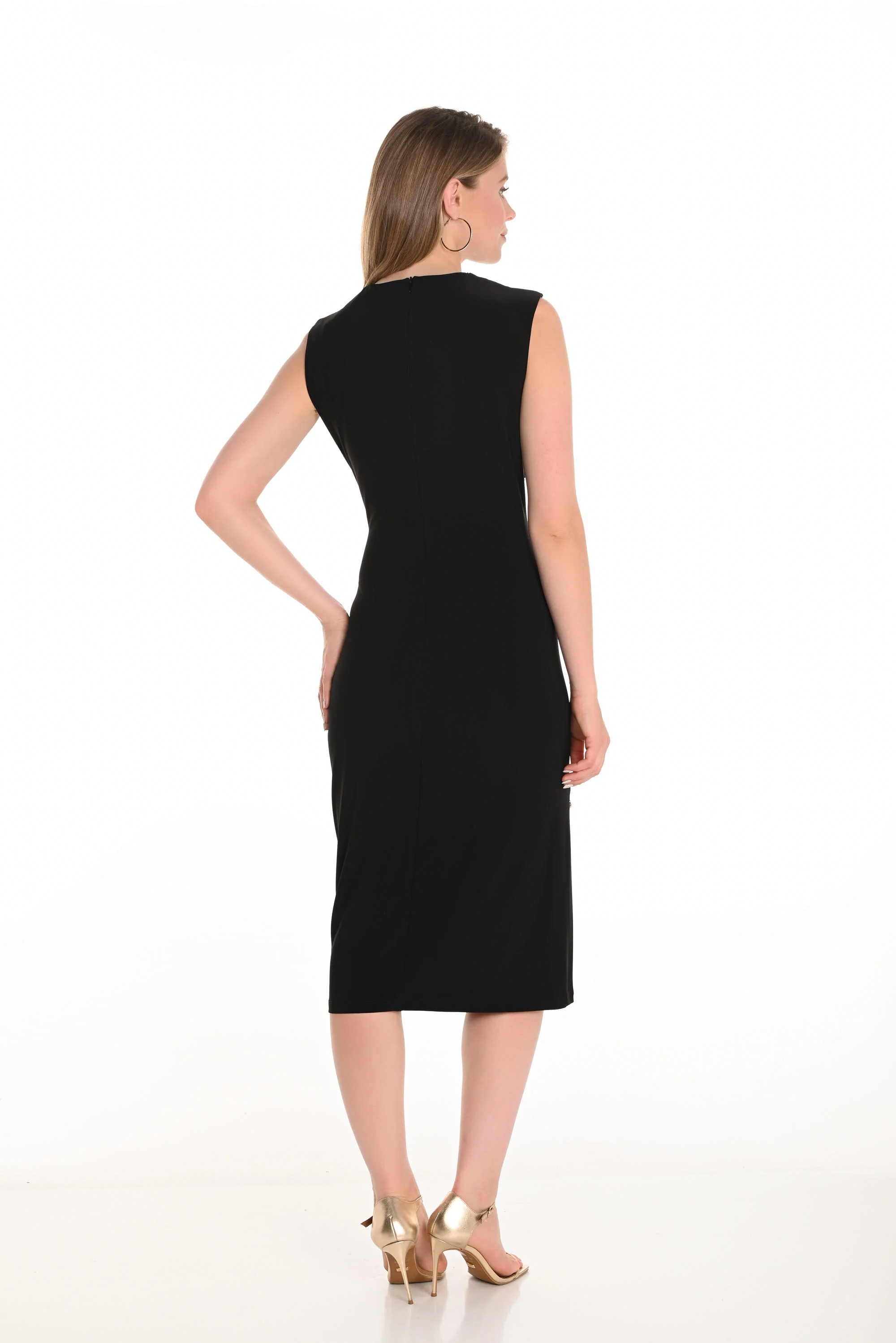 Frank Lyman Black Sleeveless Dress Style 251022 - Image 4