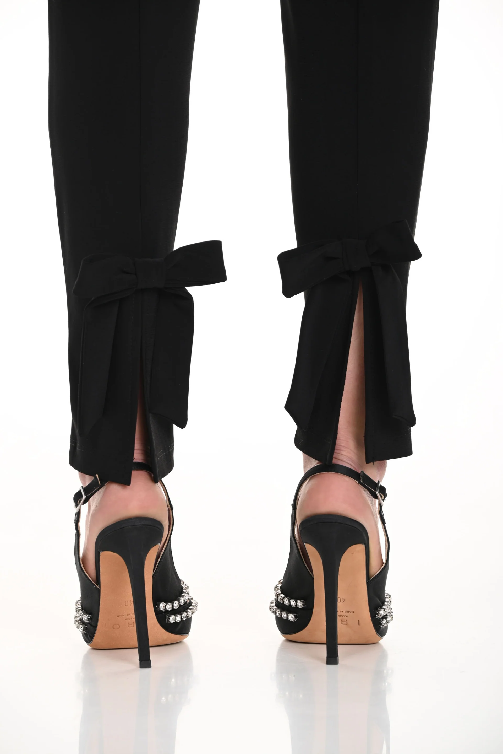 Frank Lyman Black Straight Pull-On Pants Style 244019 - Image 3