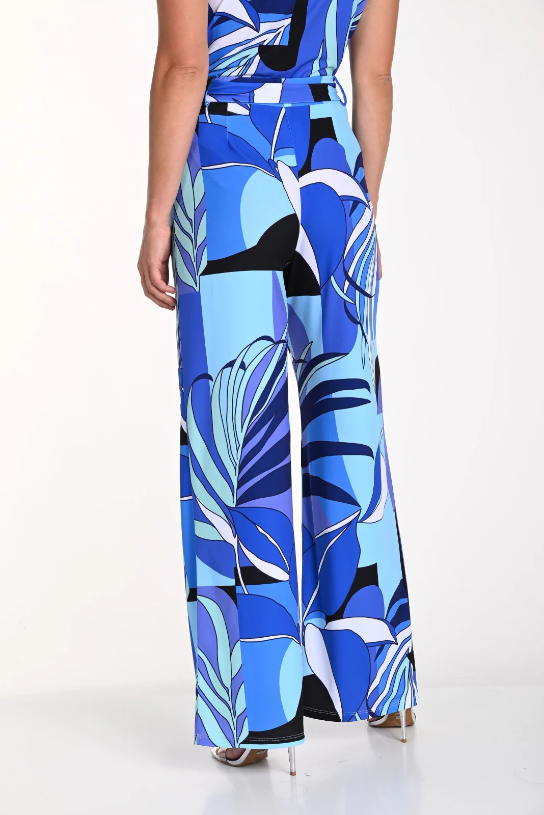 Frank Lyman Blue/Purple Wide-leg Pants Style 241217 - Image 2