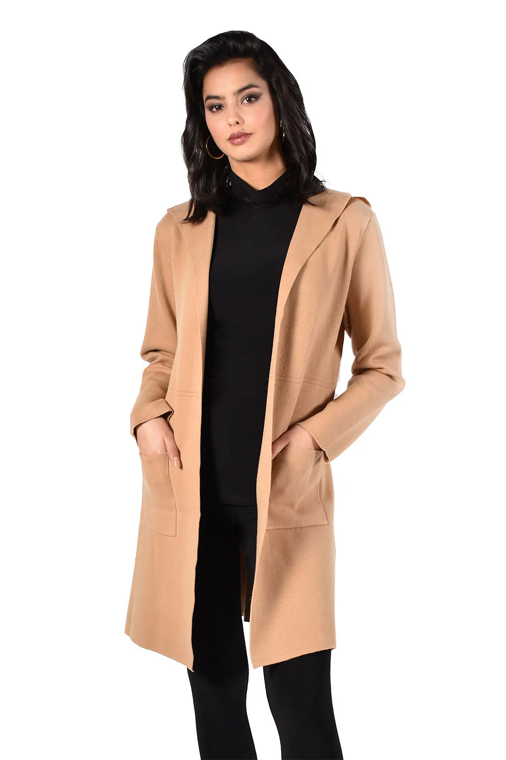 Frank Lyman Caramel Knit Duster Style 193103U