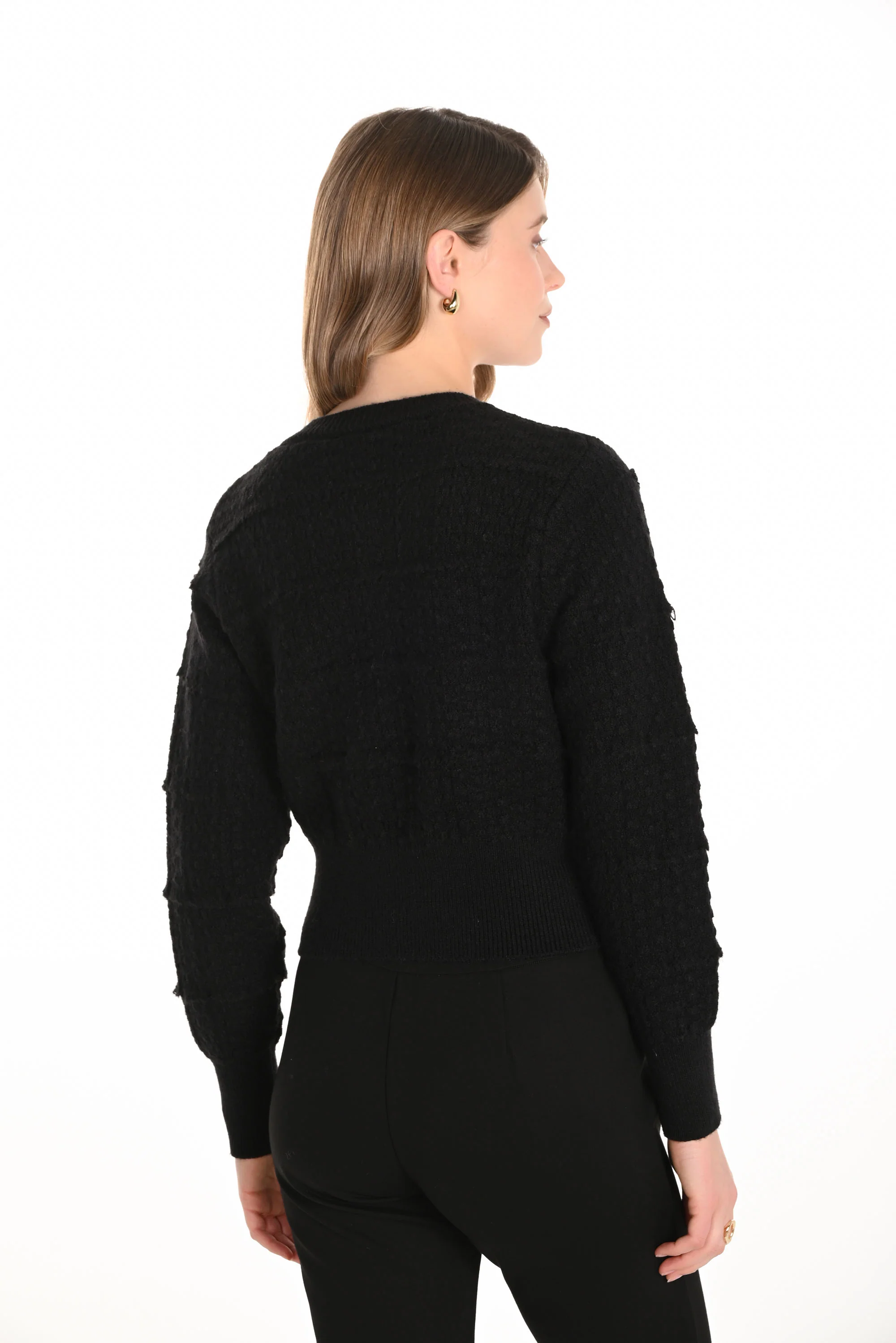 Frank Lyman Casual Crew Neck Cardigan Style 253845 - Image 2