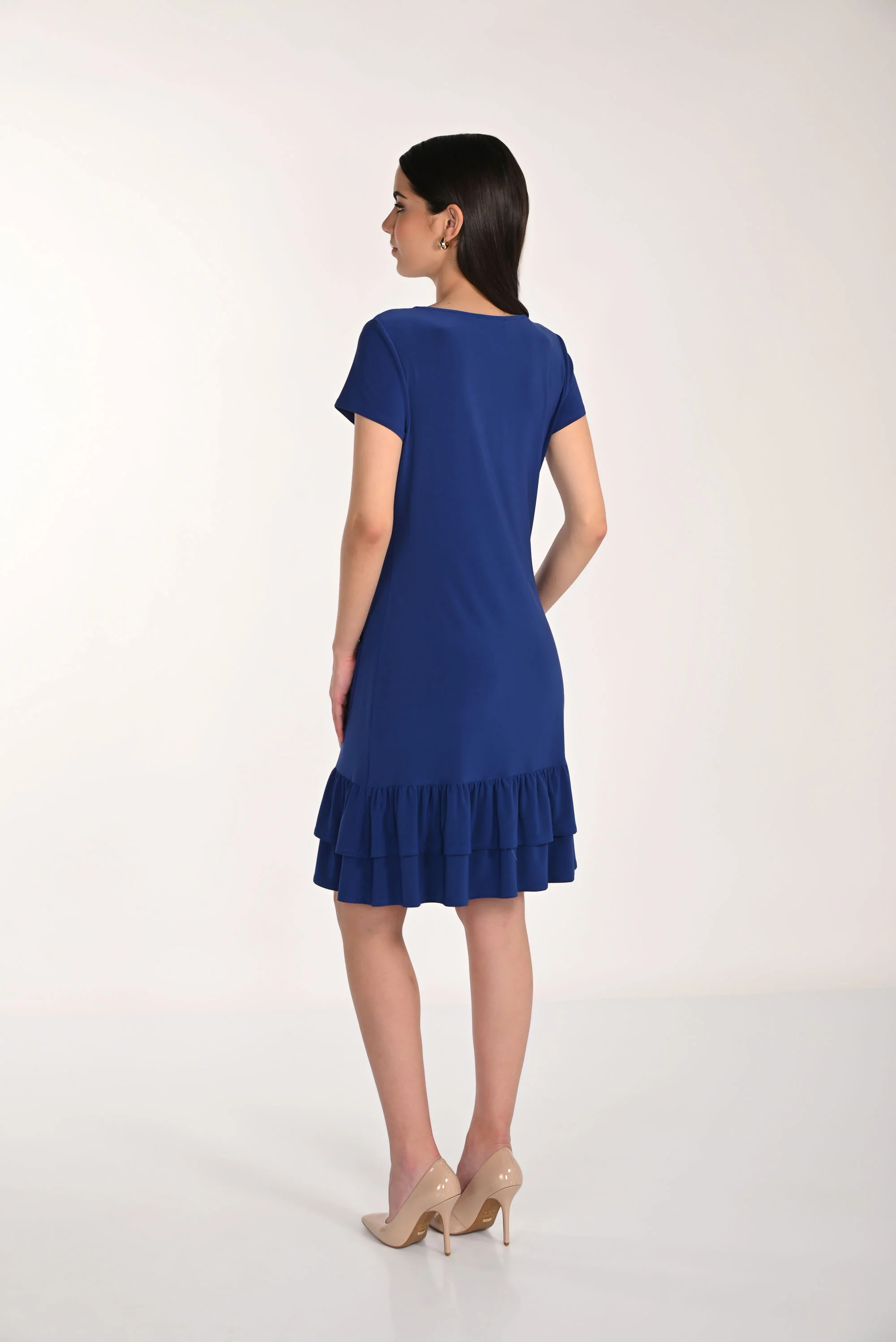 Frank Lyman Casual Short Sleeve A-line Dress Style 266015 - Image 2