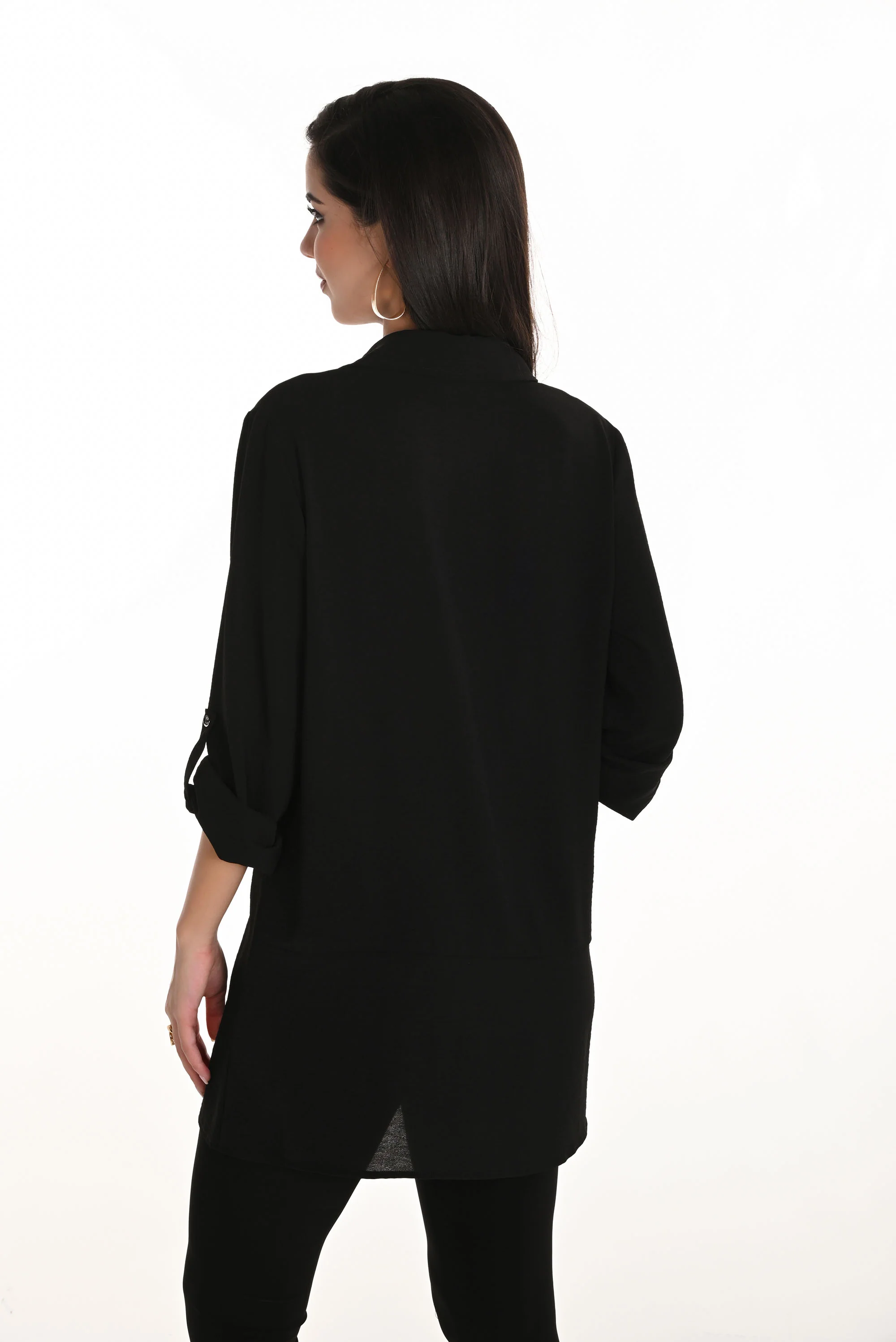 Frank Lyman Casual V-neck Long Sleeve Top Style 253824 - Image 3
