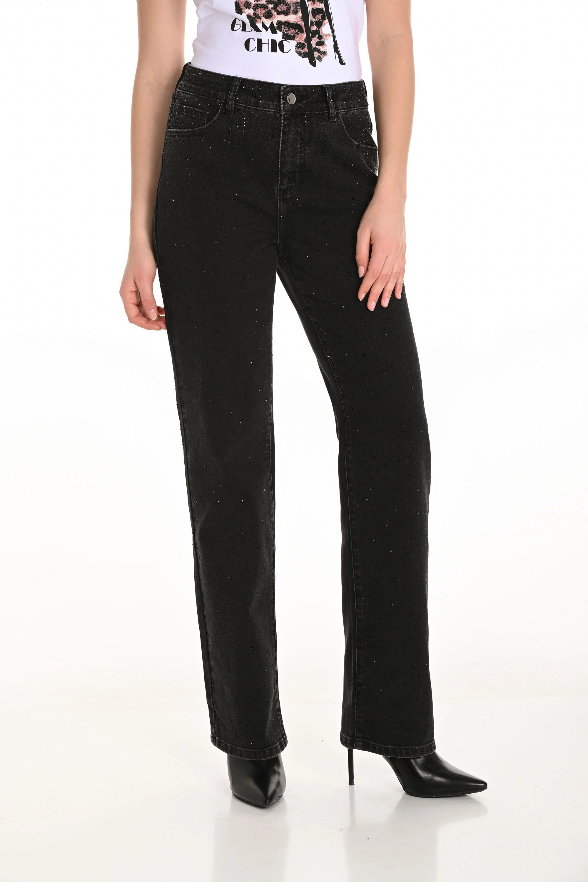 Frank Lyman Classic Straight Leg Denim Jean Pants Style 253736