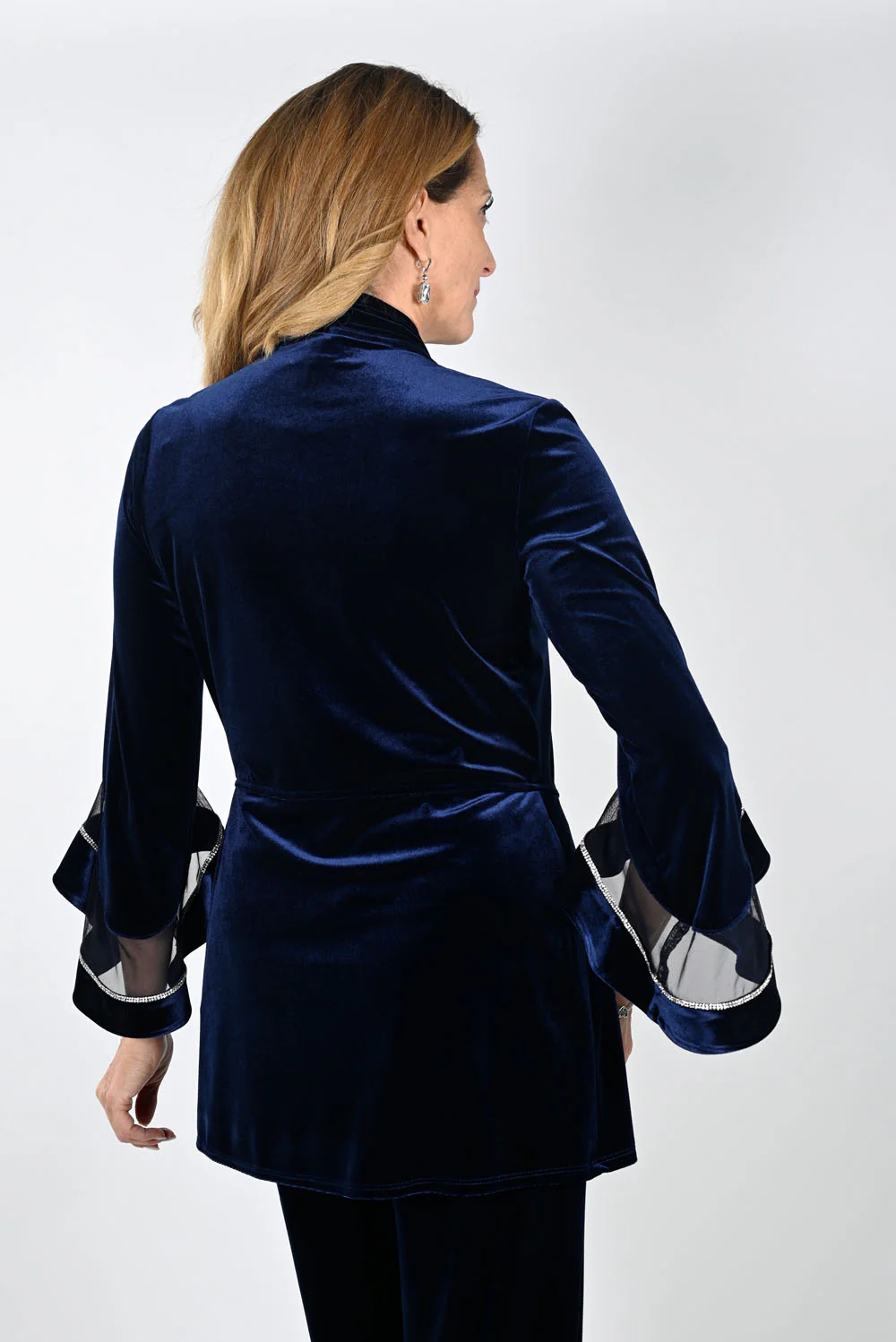 Frank Lyman Dark navy Knit Cardigan Style 239233 - Image 2