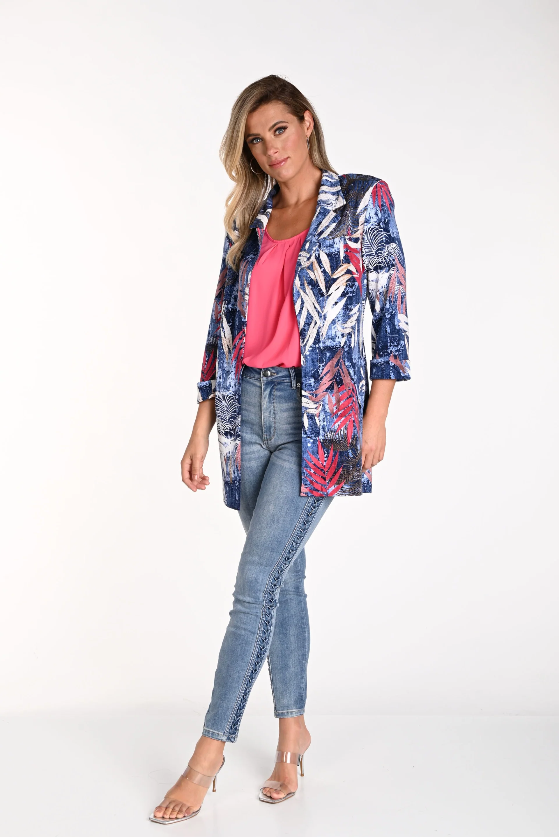 Frank Lyman Denim Blue Jean Pants Style 241319U - Image 3