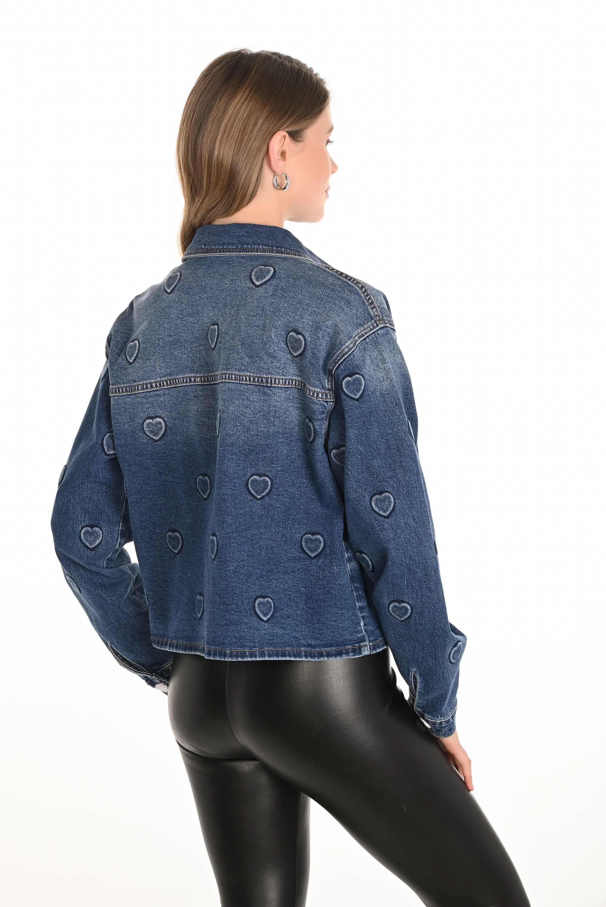 Frank Lyman Denim Button-Down Jacket Style 253708 - Image 2