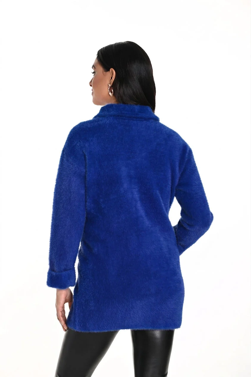 Frank Lyman Faux Fur Jacket Style 243507U - Image 4