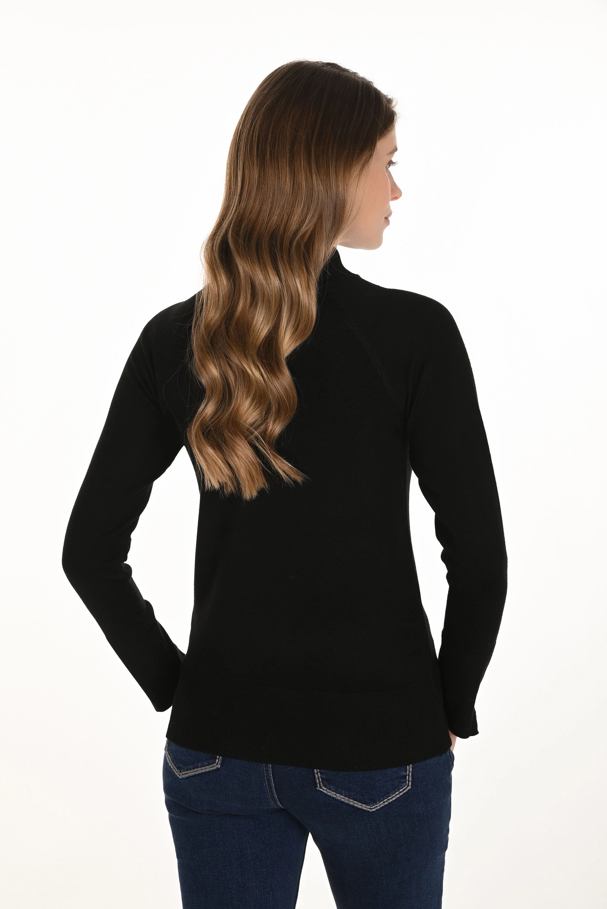 Frank Lyman Floral Mock Neck Pullover Style 254910 - Image 2