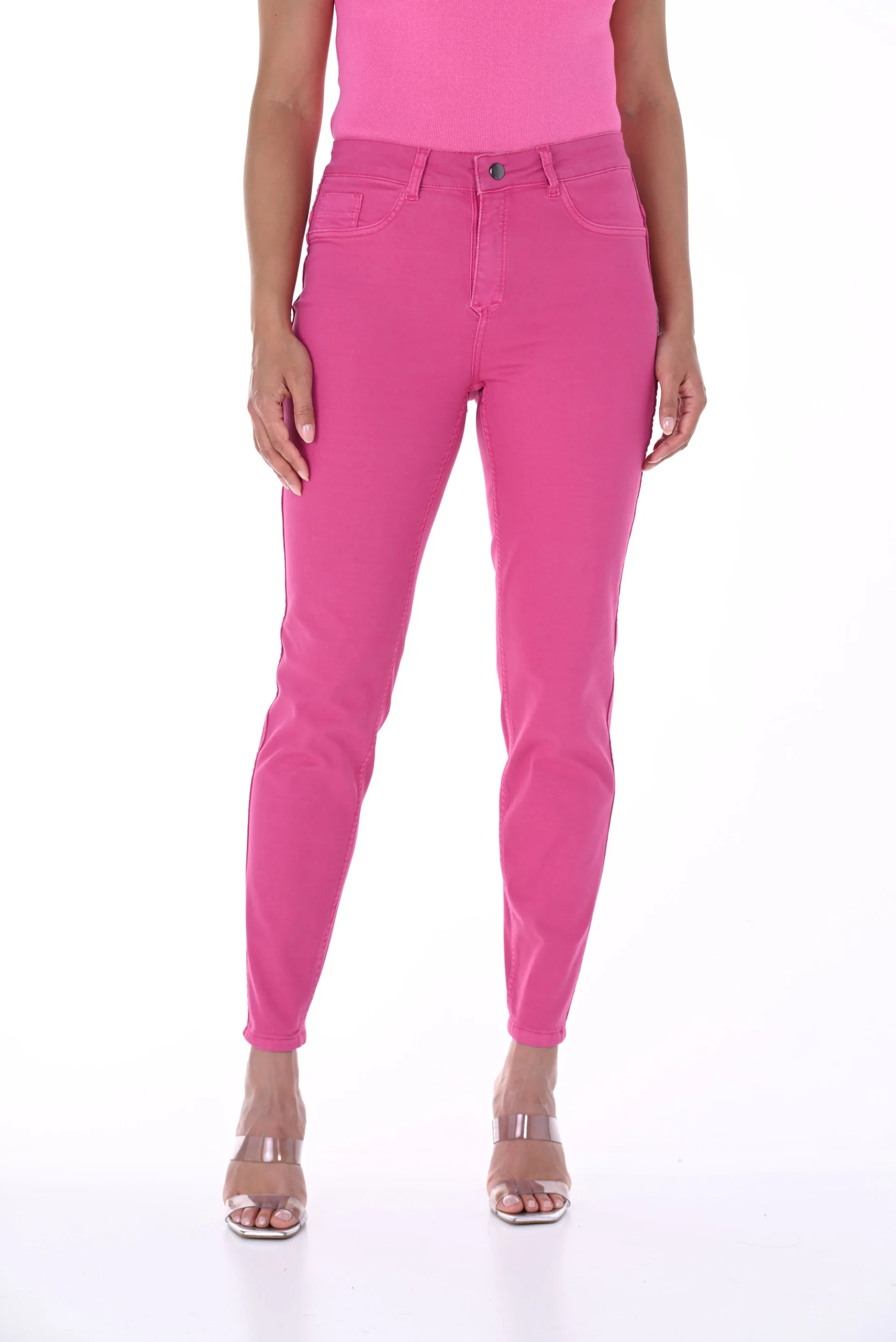 Frank Lyman Fuchsia Reversible Pants Style 246216U - Image 2