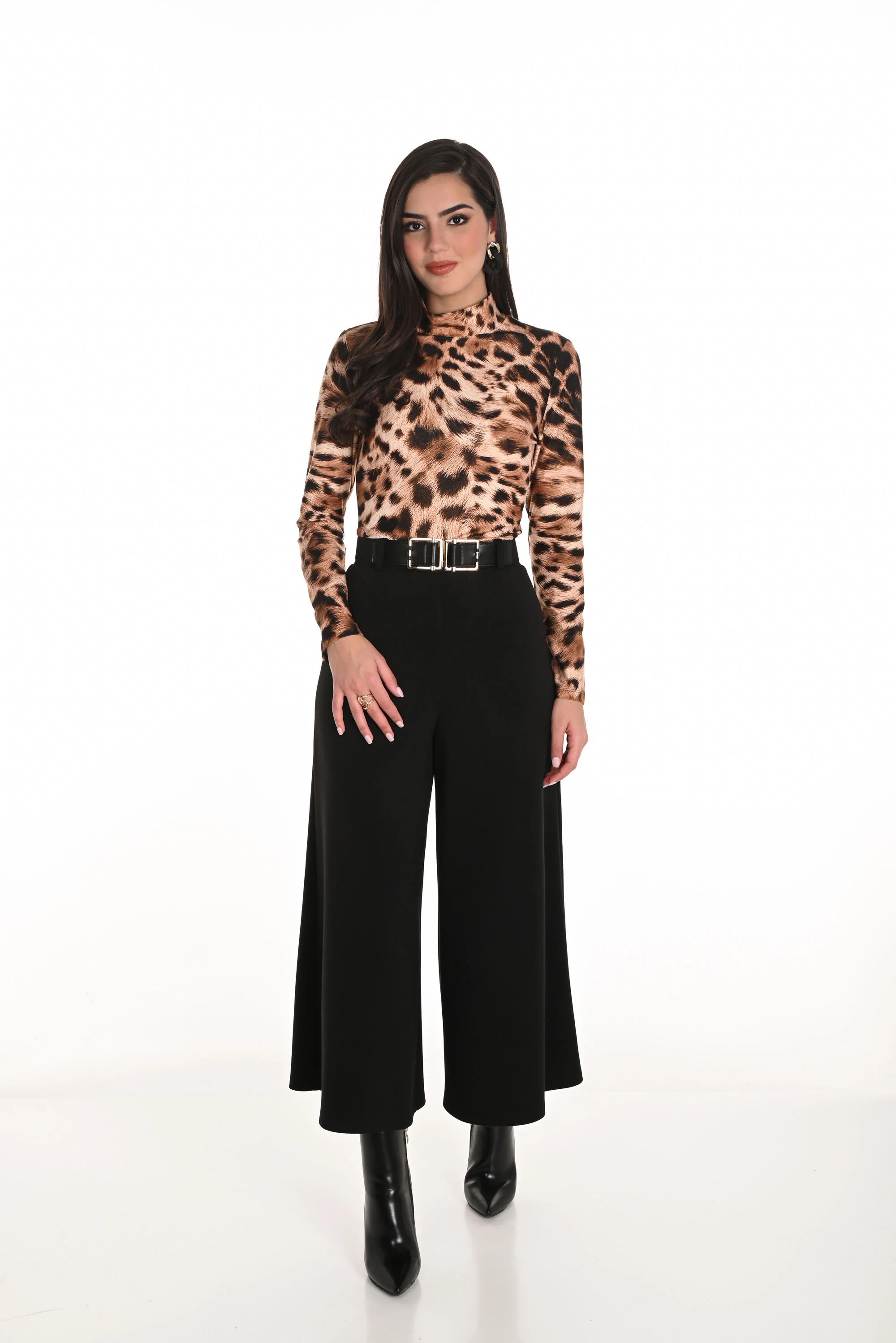 Frank Lyman High-waisted Belted Trousers Style 253206 - Image 2