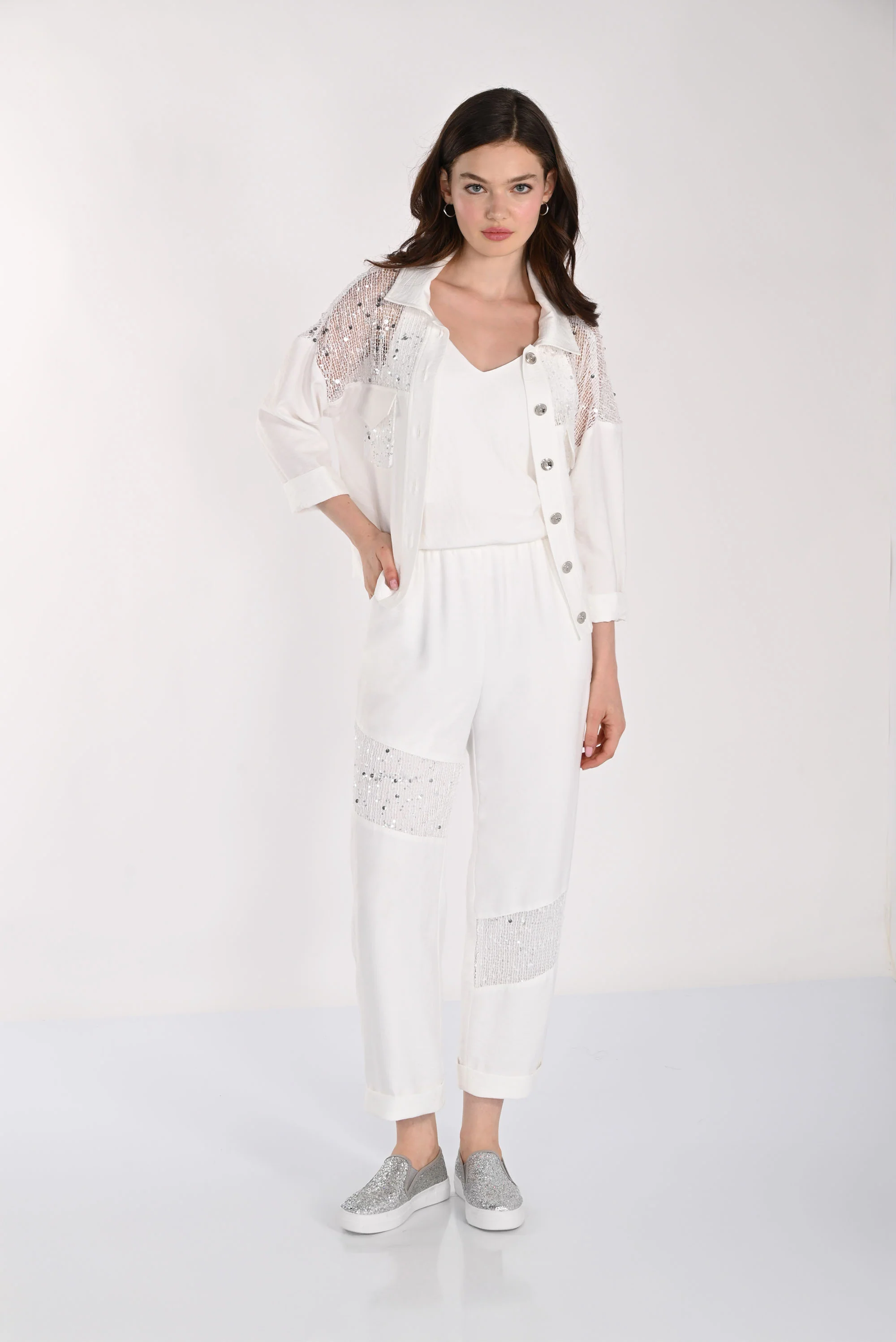 Frank Lyman High-Waisted Casual Trousers Style 261114 - Image 6