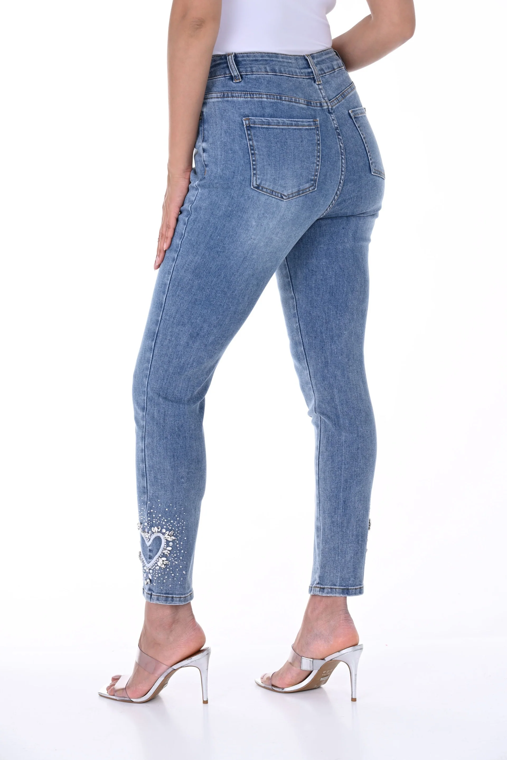 Frank Lyman Light Denim Blue Jean Pants Style 246205U - Image 4