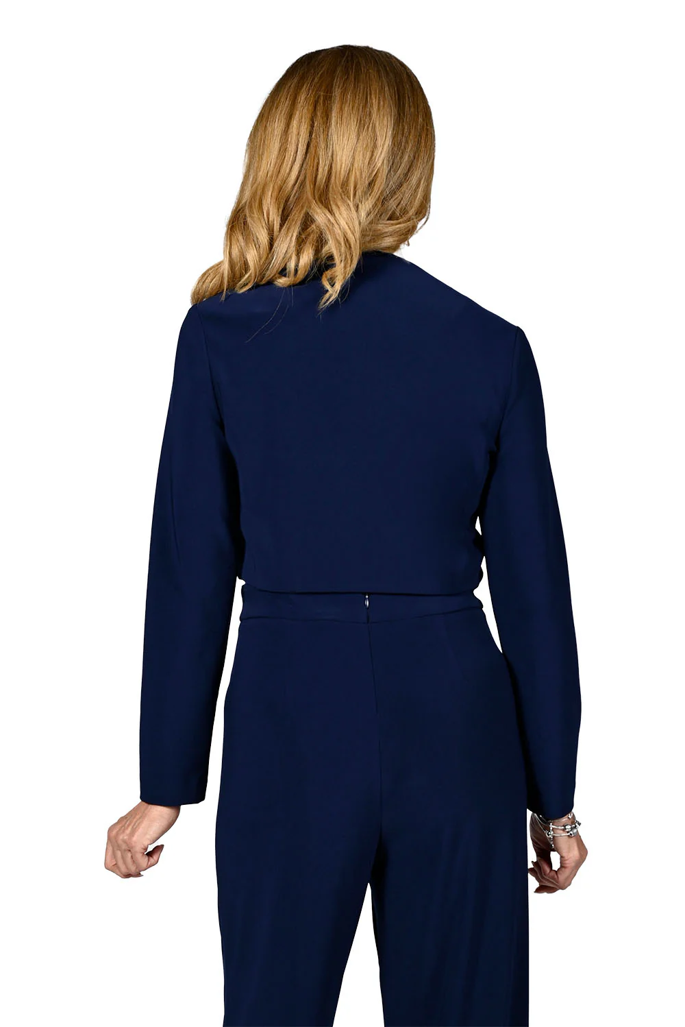Frank Lyman Midnight Blue Knit Jacket Style 236055 - Image 2