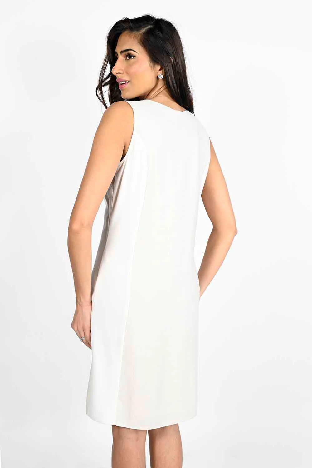 Frank Lyman Natural Woven Dress Style 221510-Fl - Image 4