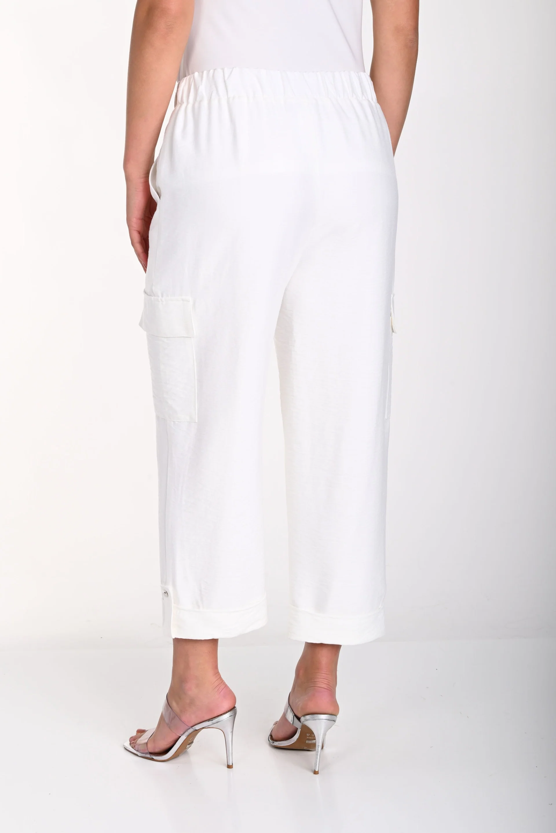 Frank Lyman Off-White Capri Pants Style 241190 - Image 3