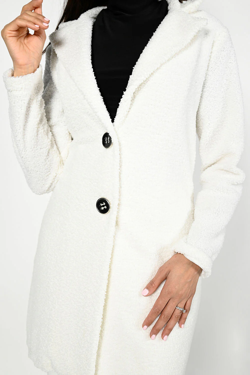 Frank Lyman Off-White Knit Jacket Style 223566 - Image 2
