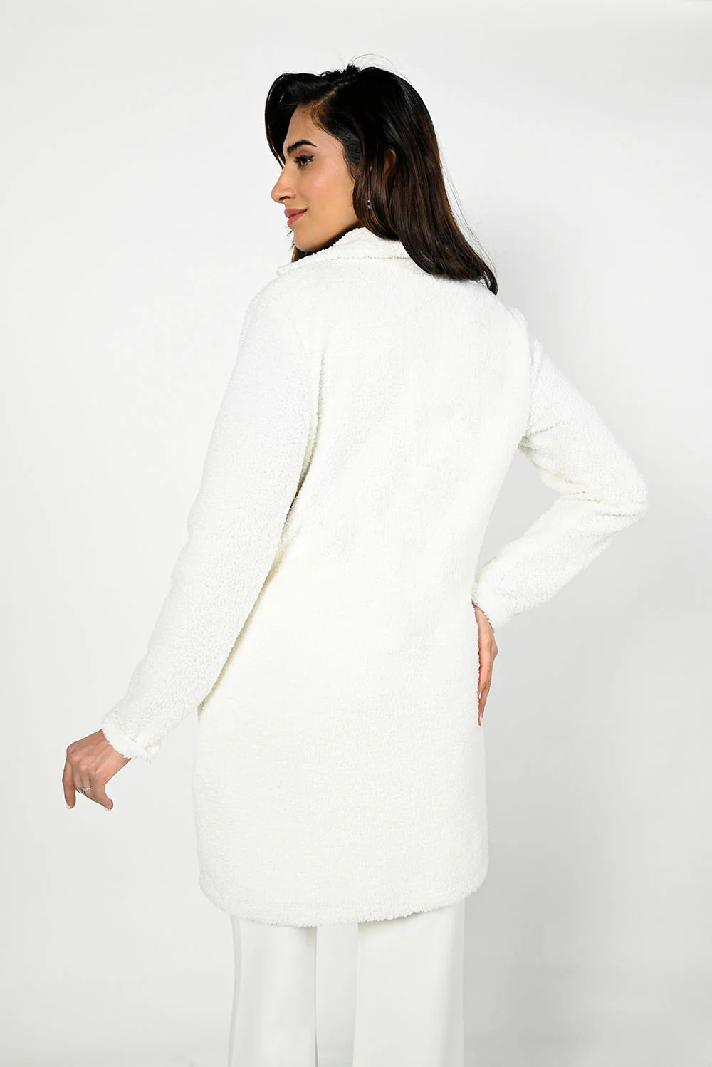 Frank Lyman Off-White Knit Jacket Style 223566 - Image 3