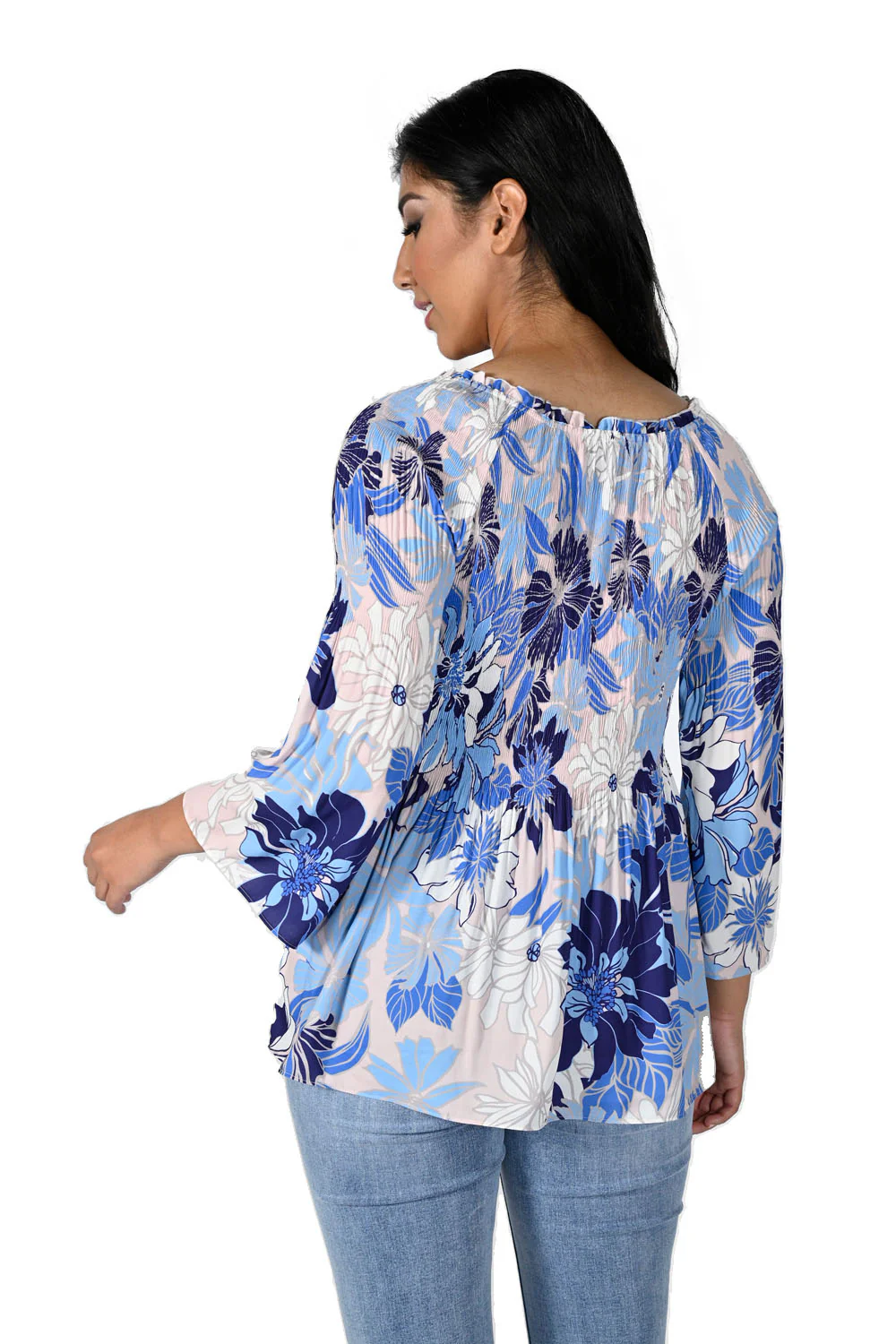 Frank Lyman Pink/Blue Top Style 231736U - Image 2