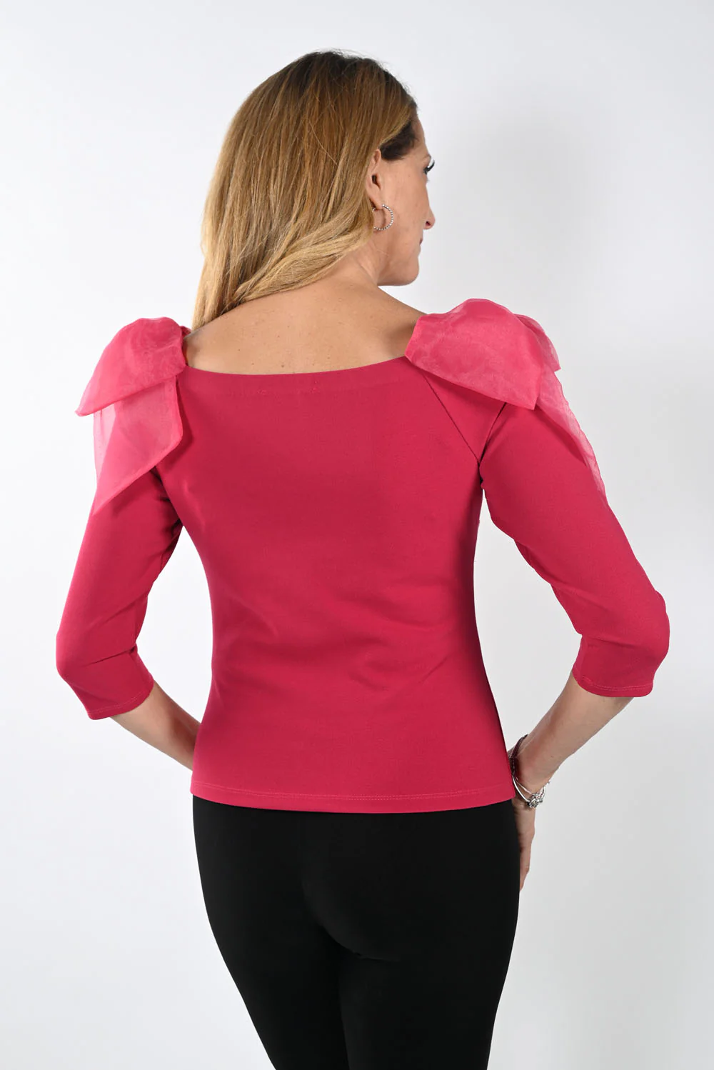 Frank Lyman Rose Knit Top Style 239143 - Image 2