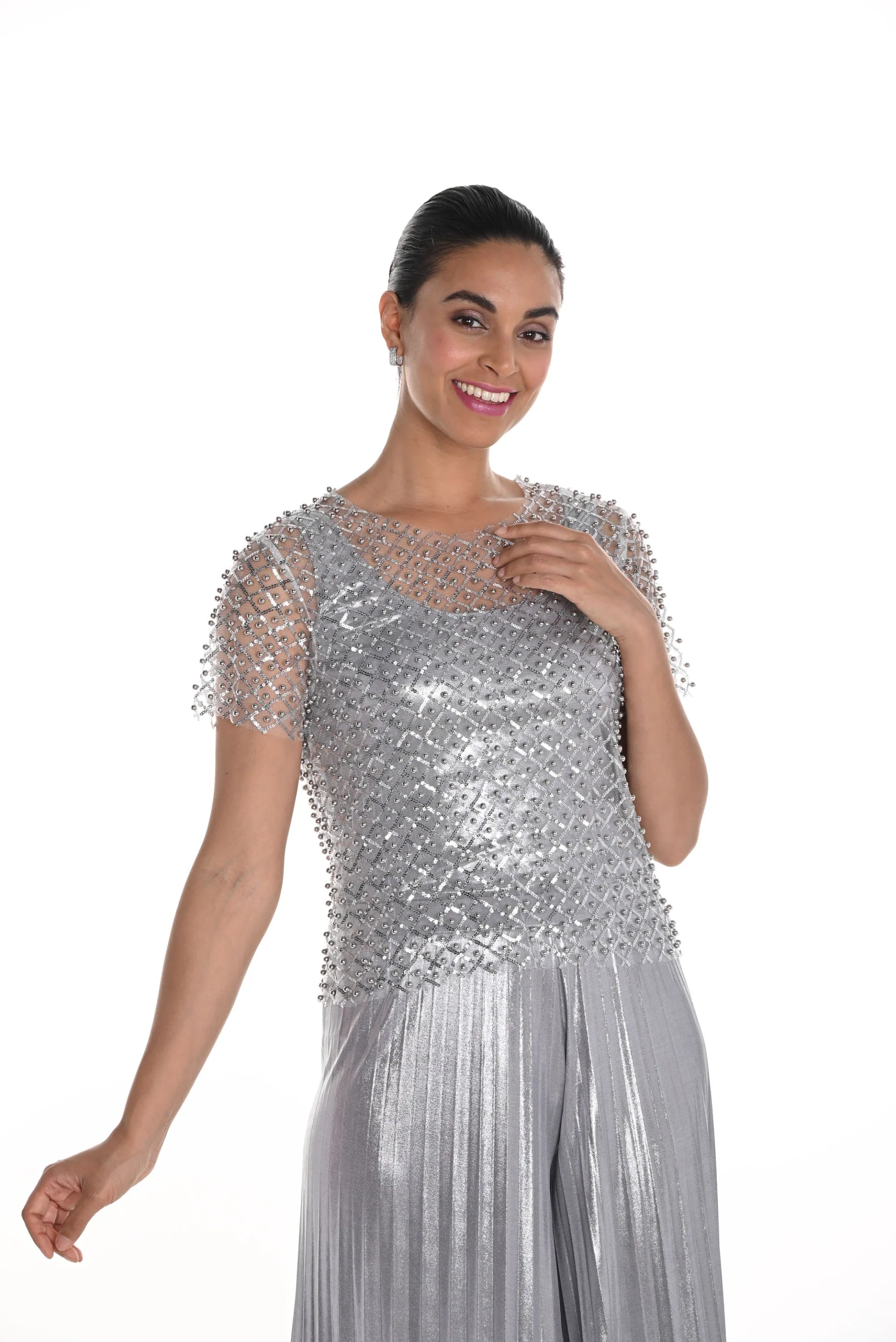 Frank Lyman Top with Embellishments Style 258728U - Image 2