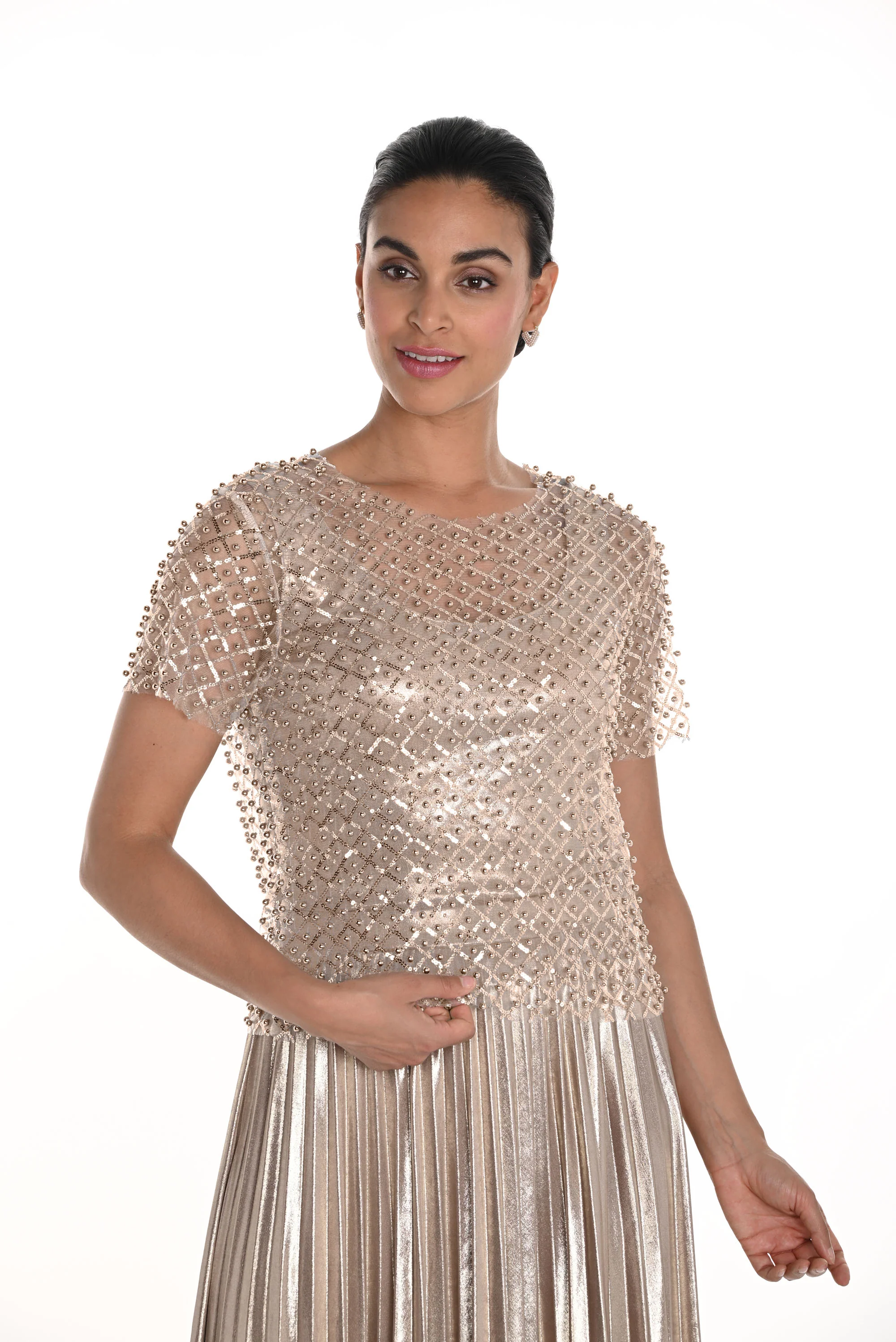 Frank Lyman Top with Embellishments Style 258728U - Image 4