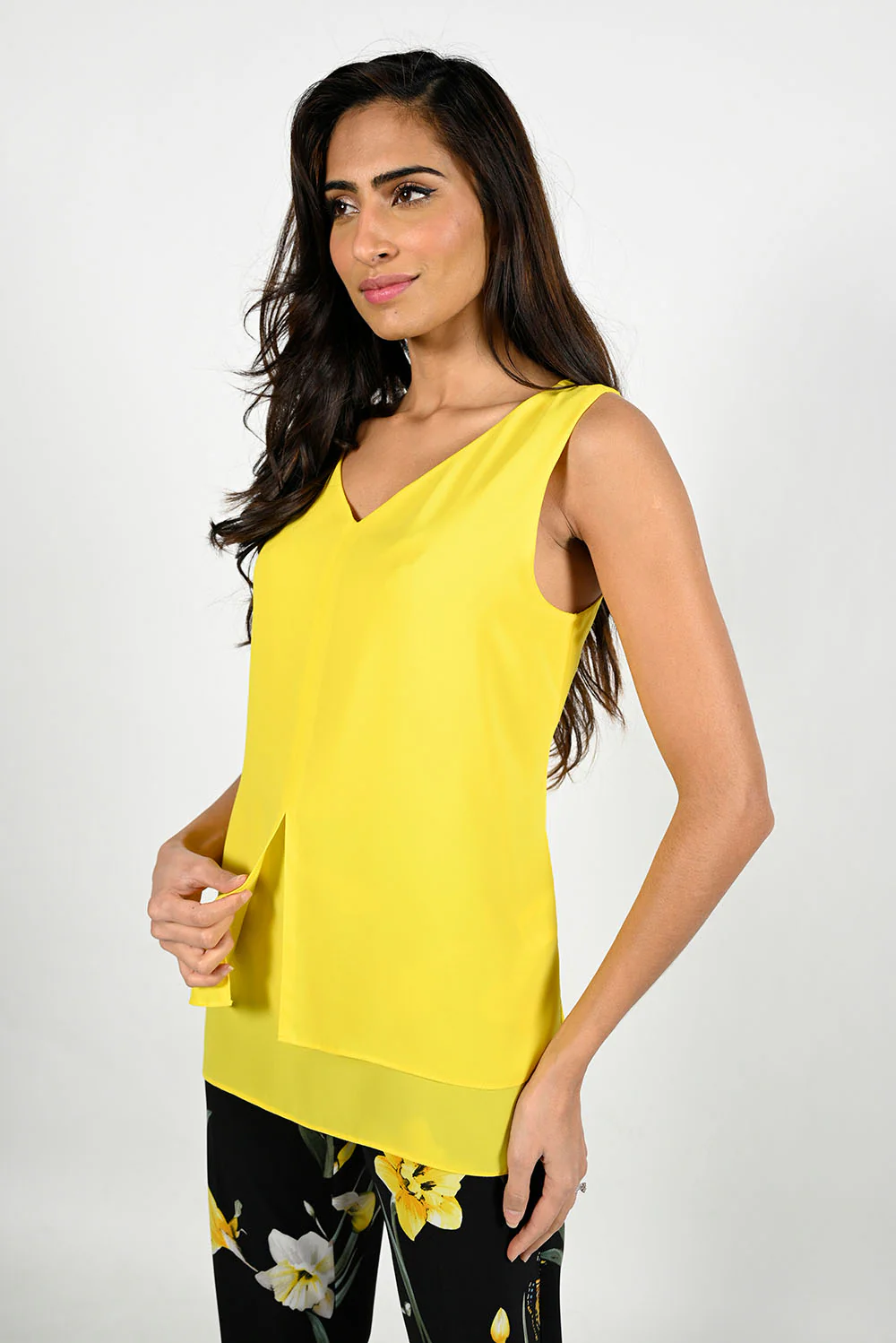 Frank Lyman Sleeveless Layered Tank Top Style 214326 - Image 5