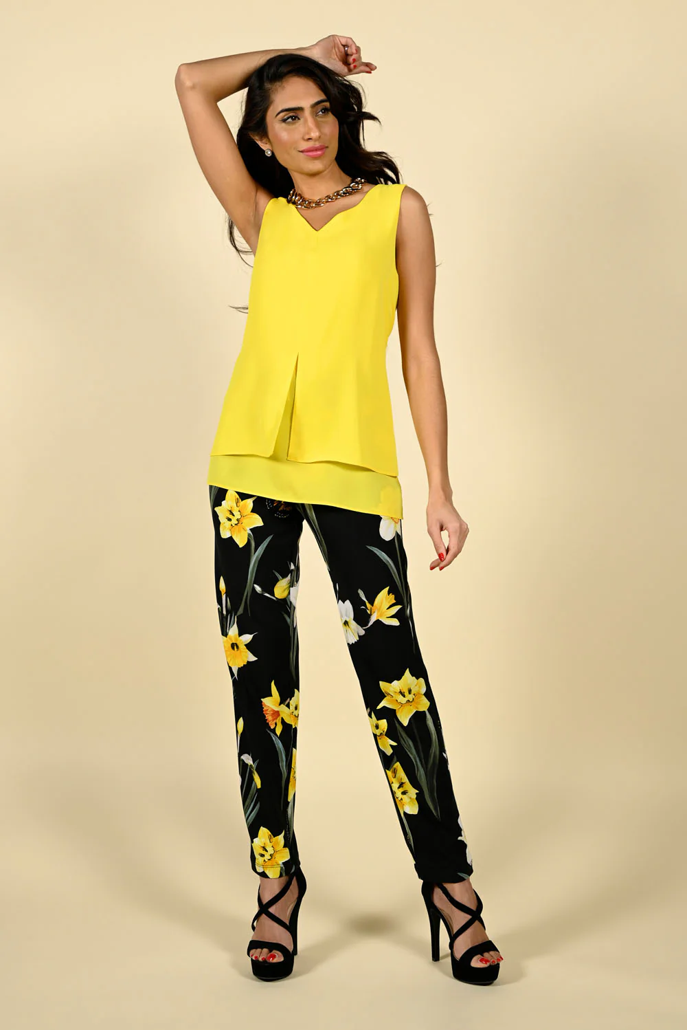 Frank Lyman Sleeveless Layered Tank Top Style 214326 - Image 6