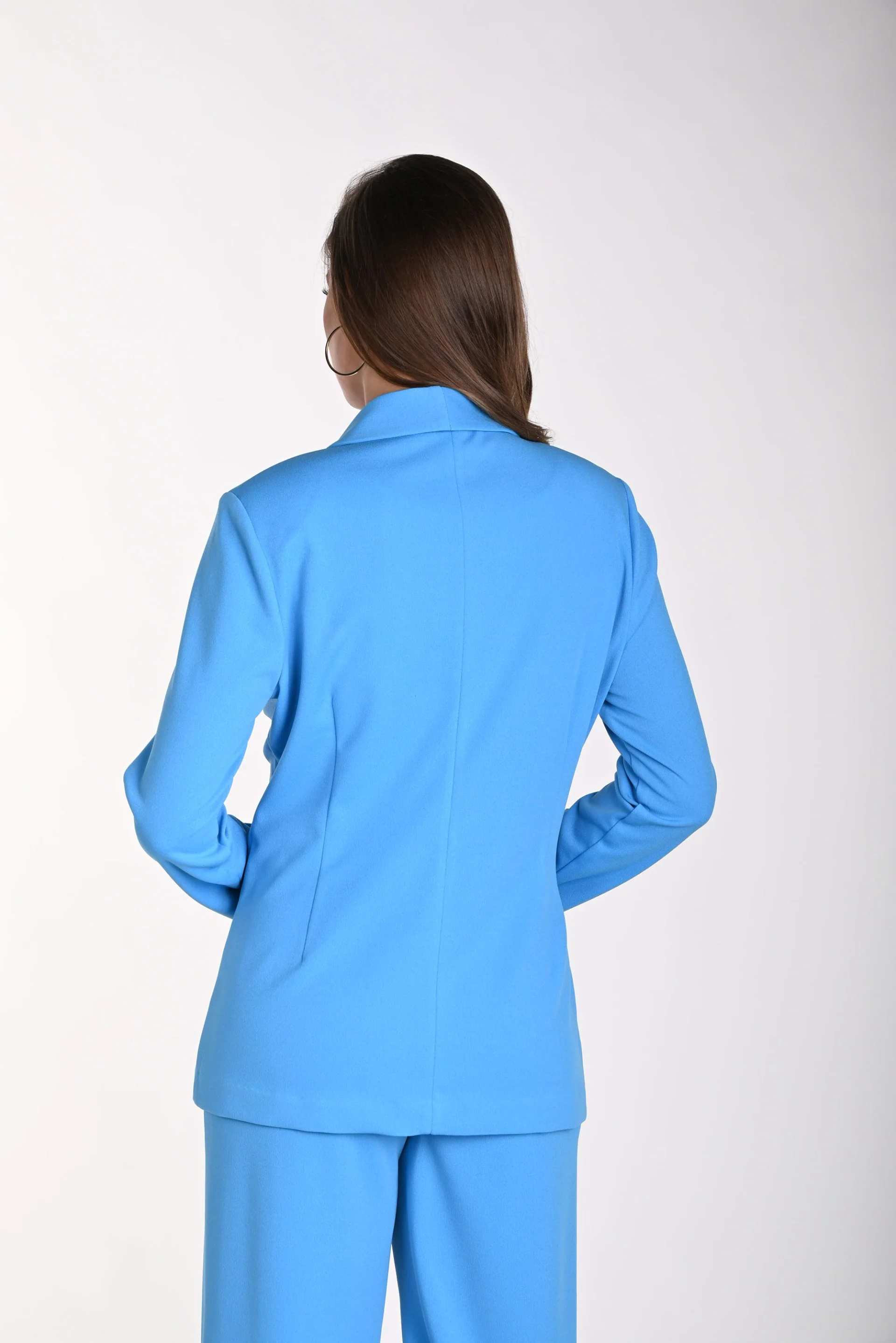 Frank Lyman Turquoise One Button Blazer Style 241276 - Image 2