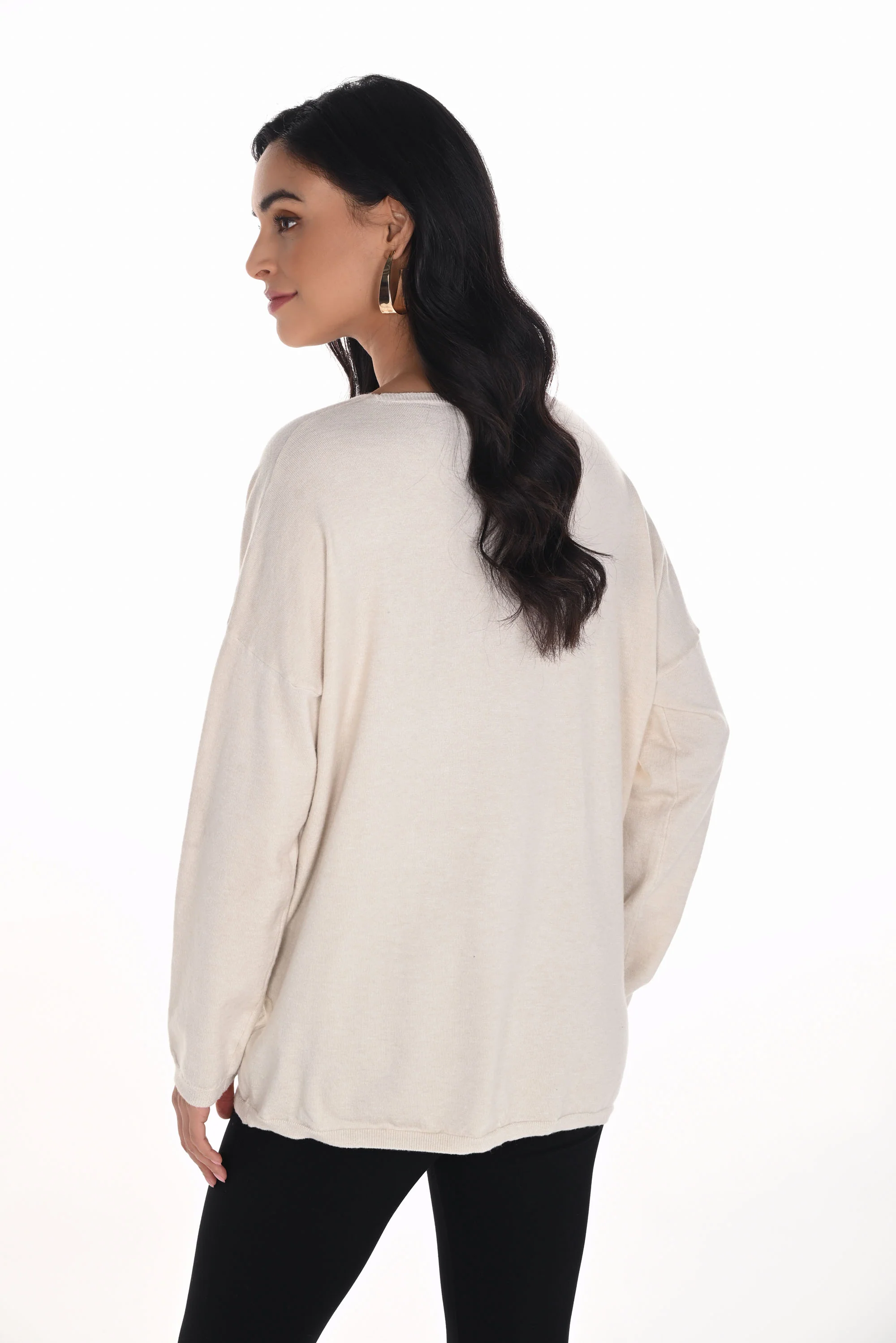 Frank Lyman V-neck Leopard Print Pullover Style 254931 - Image 2