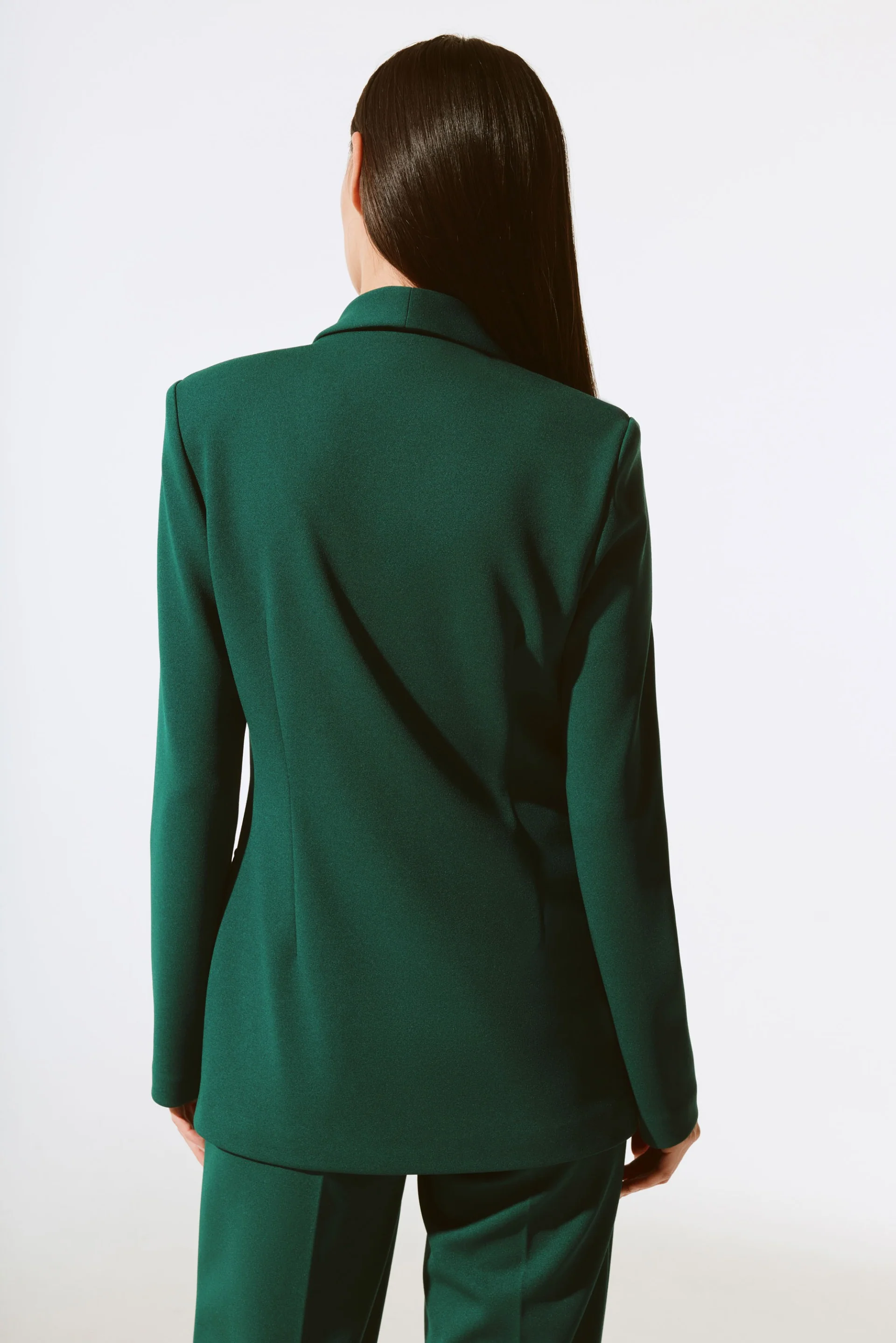Joseph Ribkoff Absolute Green Fitted Blazer Style 233786 - Image 2