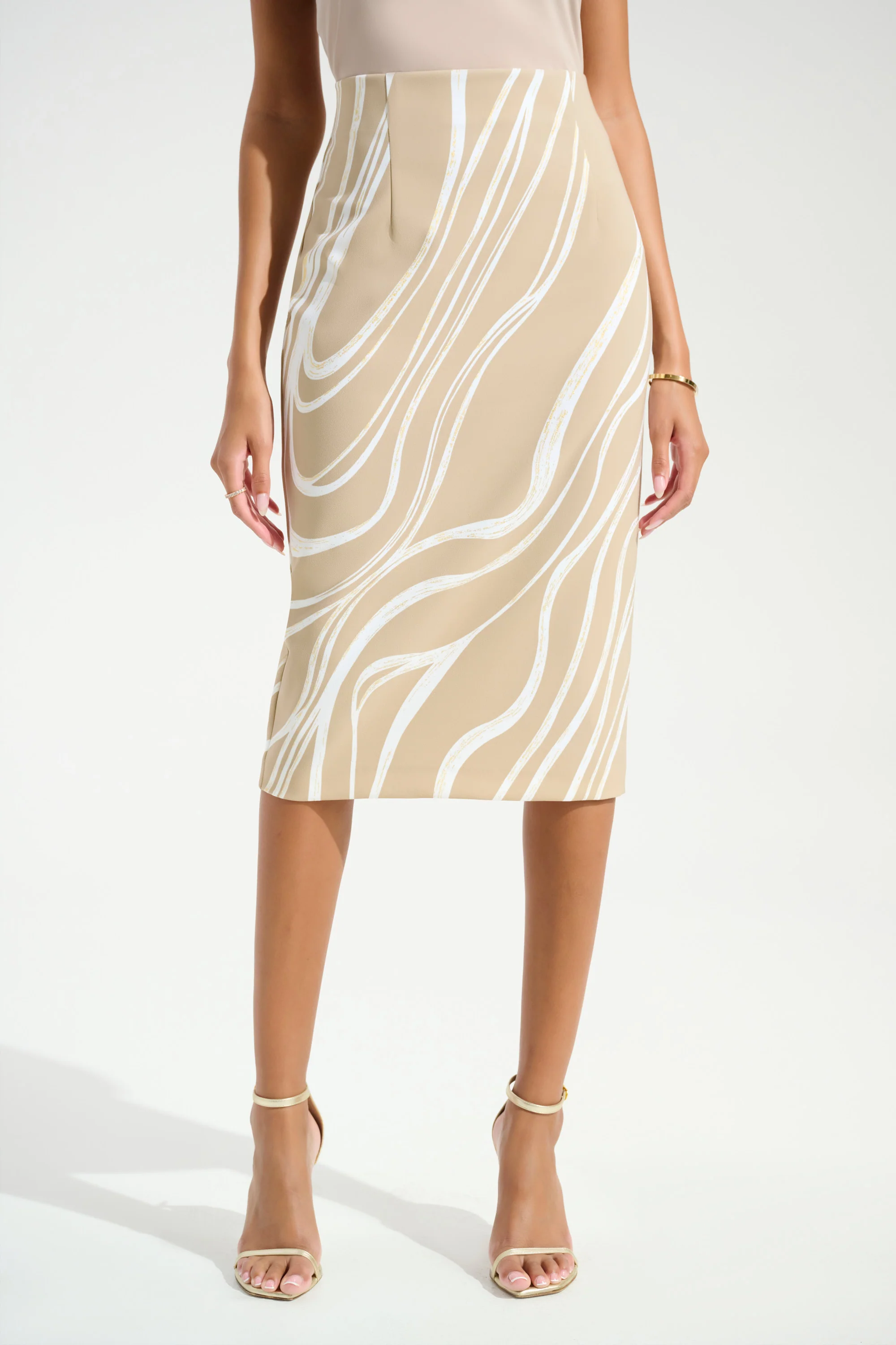 Joseph Ribkoff Abstract Print Pencil Skirt Style 261771
