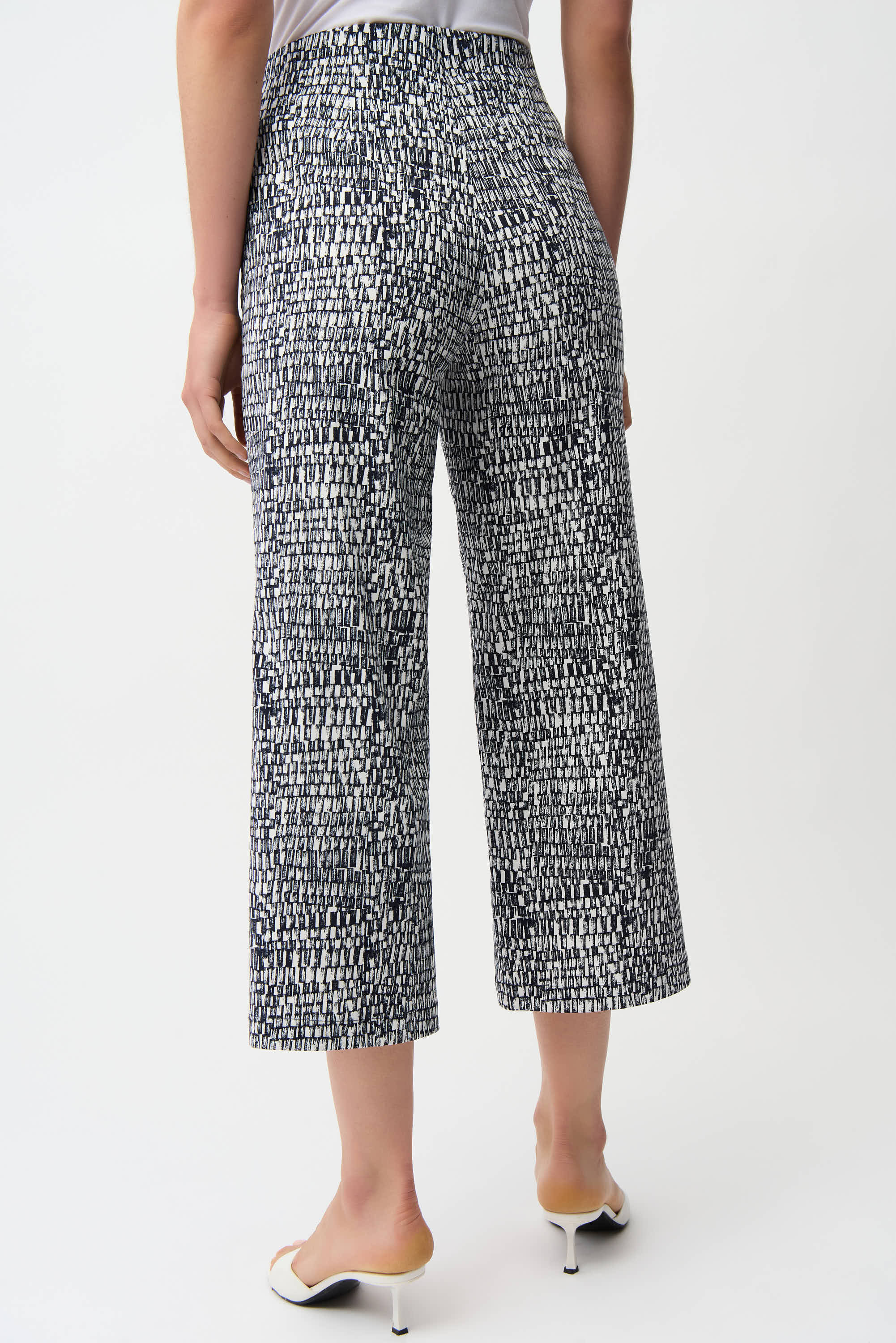 Joseph Ribkoff Abstract Print Pull-On Culotte Style 261002 - Image 3