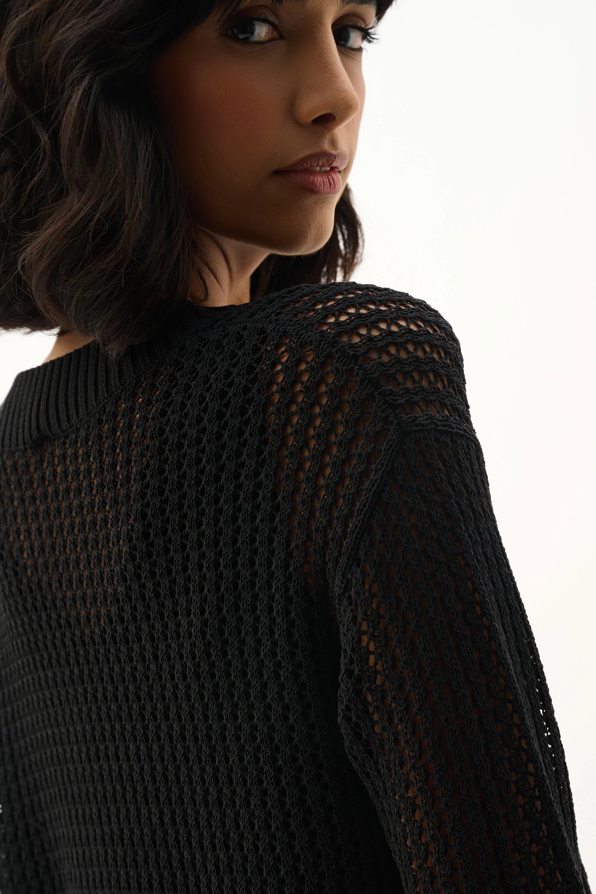 Joseph Ribkoff Acrylic Blend Open Stitch Sweater Style 262976 - Image 8