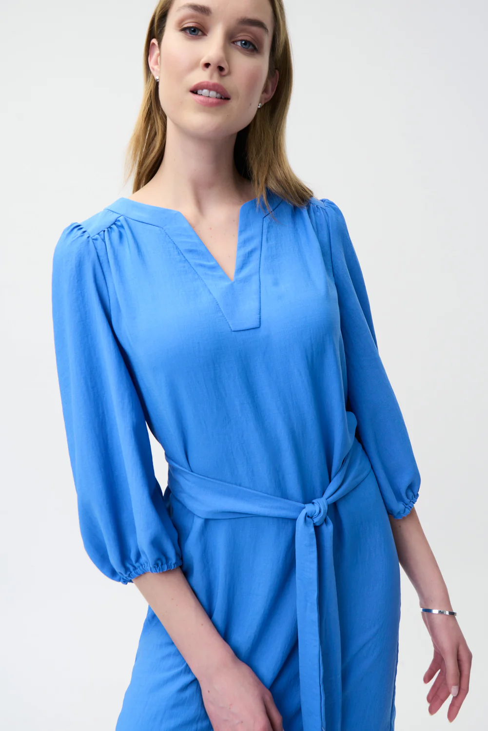 Joseph Ribkoff Aegean-Sea 3/4 Sleeve Dress Style 222001 - Image 3