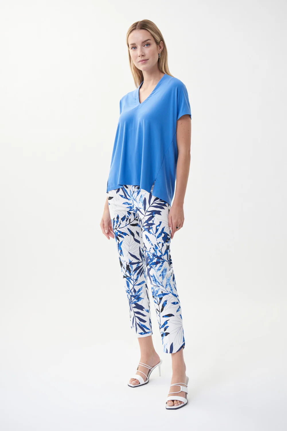 Joseph Ribkoff Aegean Sea Loose Fit Top Style 222077 - Image 2