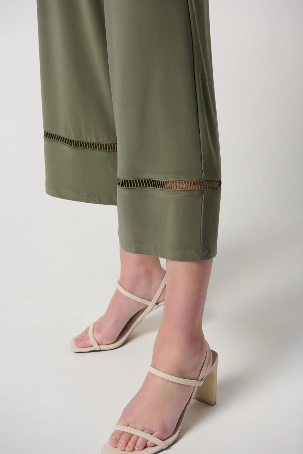 Joseph Ribkoff Agave Silky Knit Culotte Pants Style 231152 - Image 2