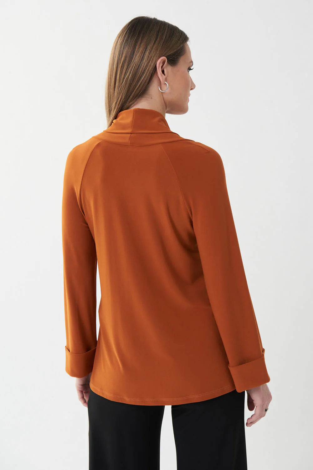 Joseph Ribkoff Amber Stone Mock Neck Top Style 223218 - Image 2
