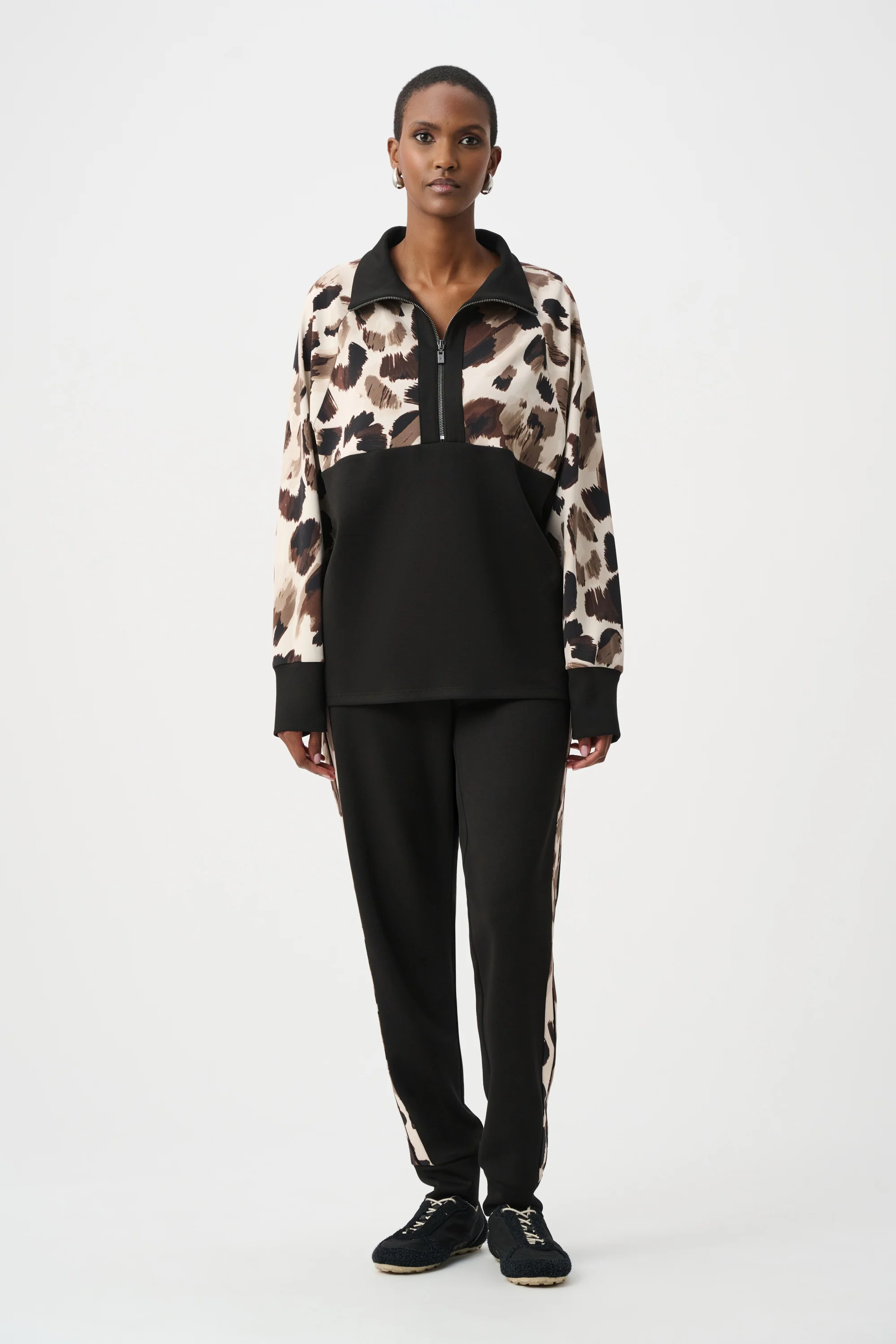 Joseph Ribkoff Animal Print Boxy Top Style 263609 - Image 2