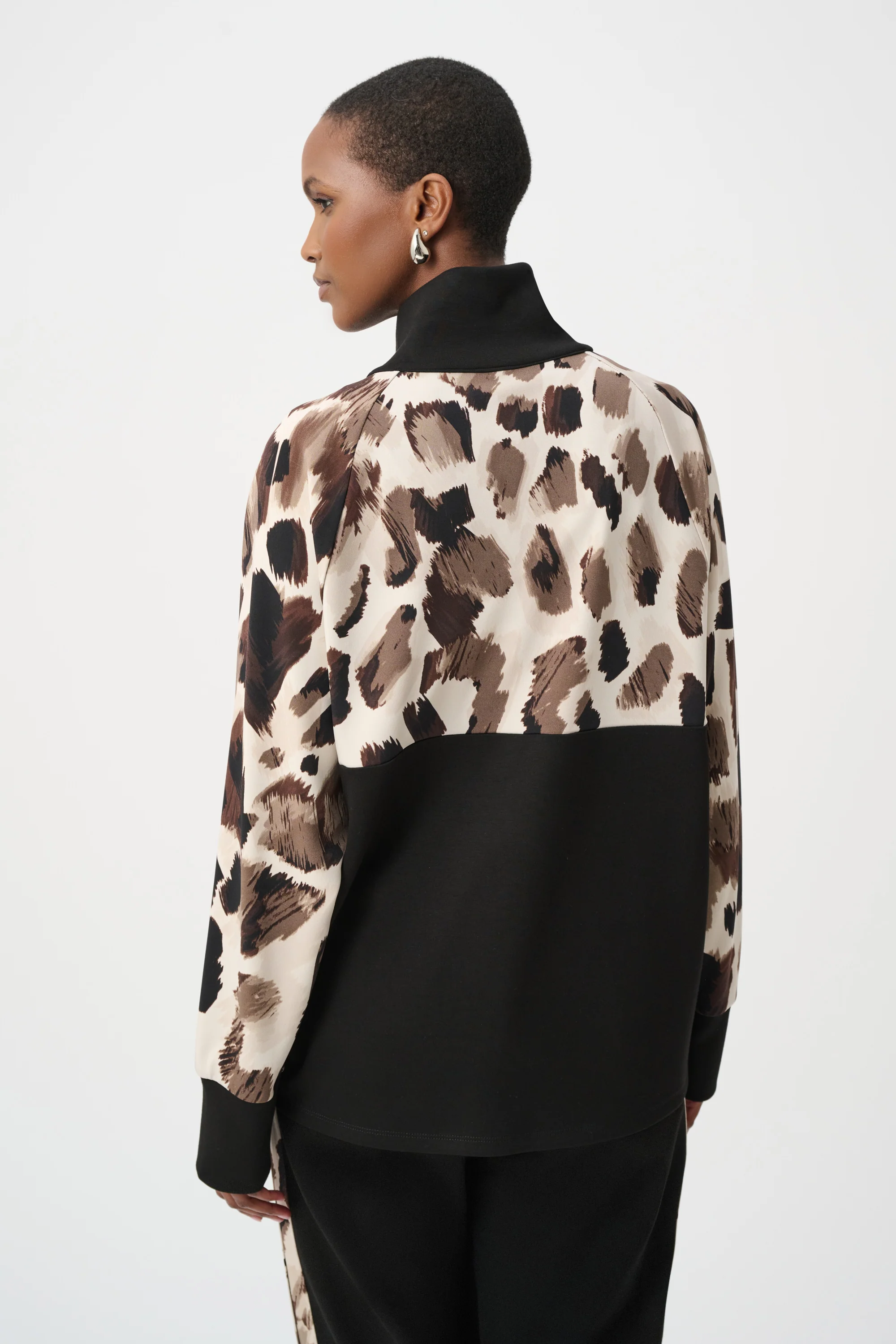 Joseph Ribkoff Animal Print Boxy Top Style 263609 - Image 5