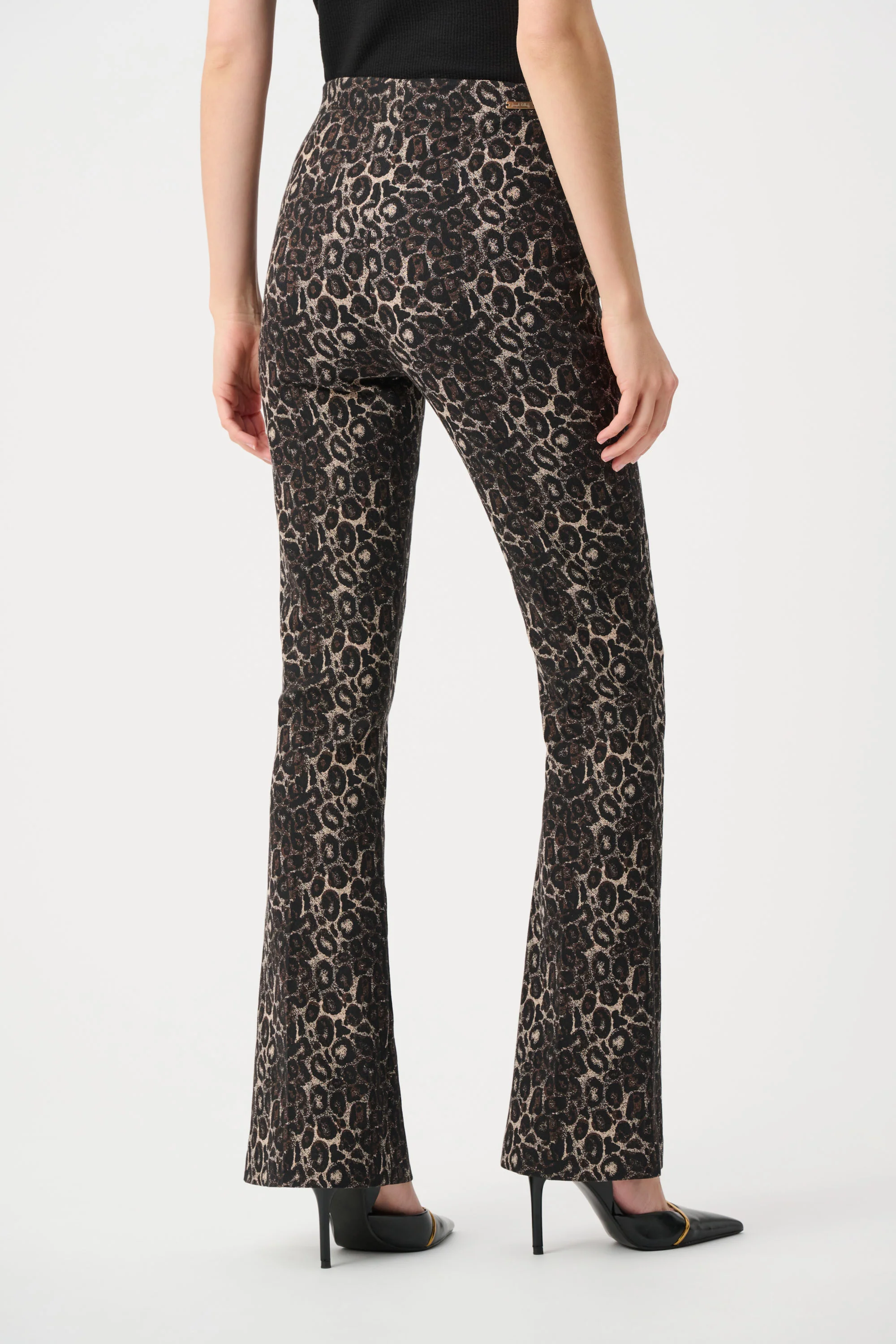 Joseph Ribkoff Animal Print Flare Pull-On Pants Style 263085 - Image 3