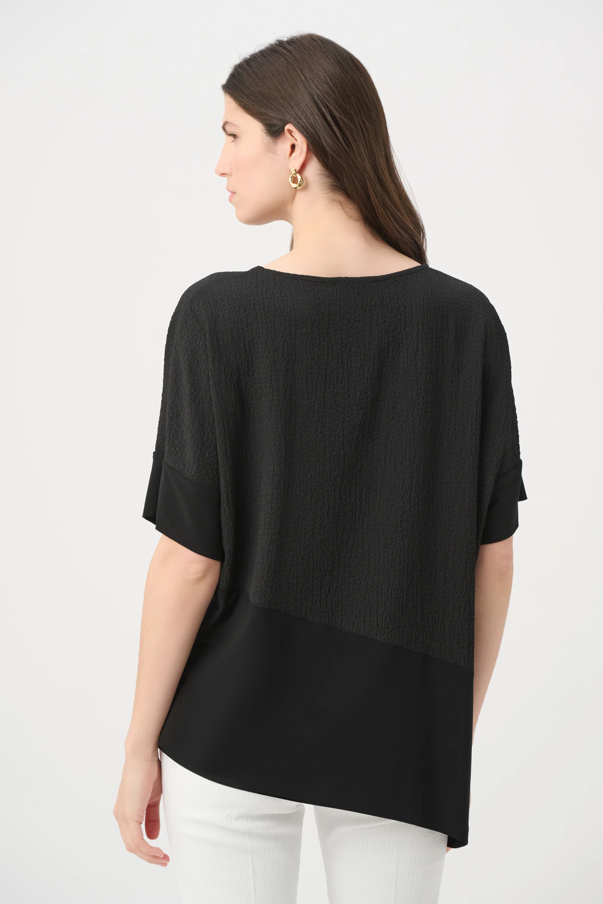 Joseph Ribkoff Asymmetrical Cocoon Top Style 261280 - Image 2