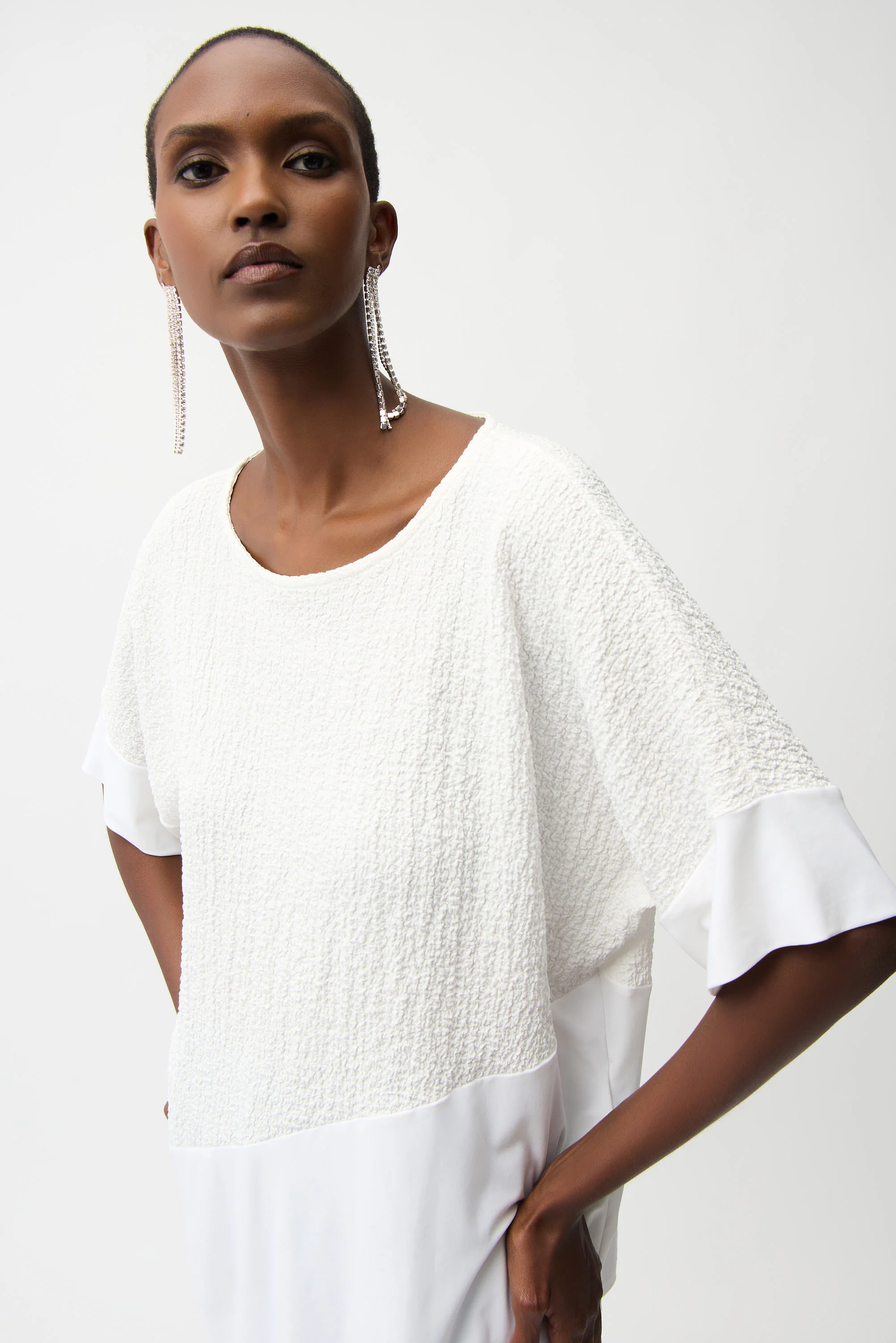 Joseph Ribkoff Asymmetrical Cocoon Top Style 261280 - Image 6