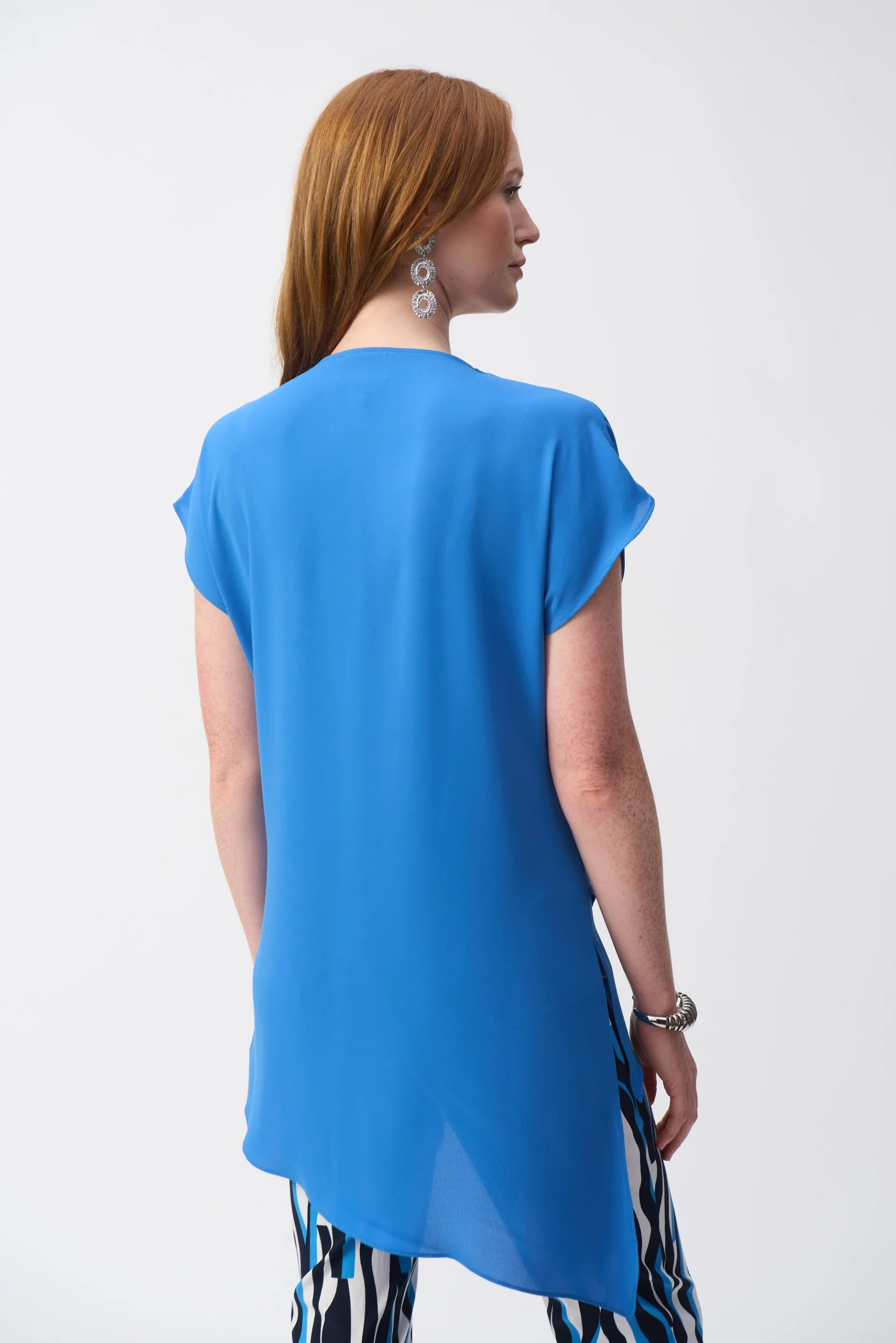 Joseph Ribkoff Asymmetrical Layered Top Style 251151 - Image 3